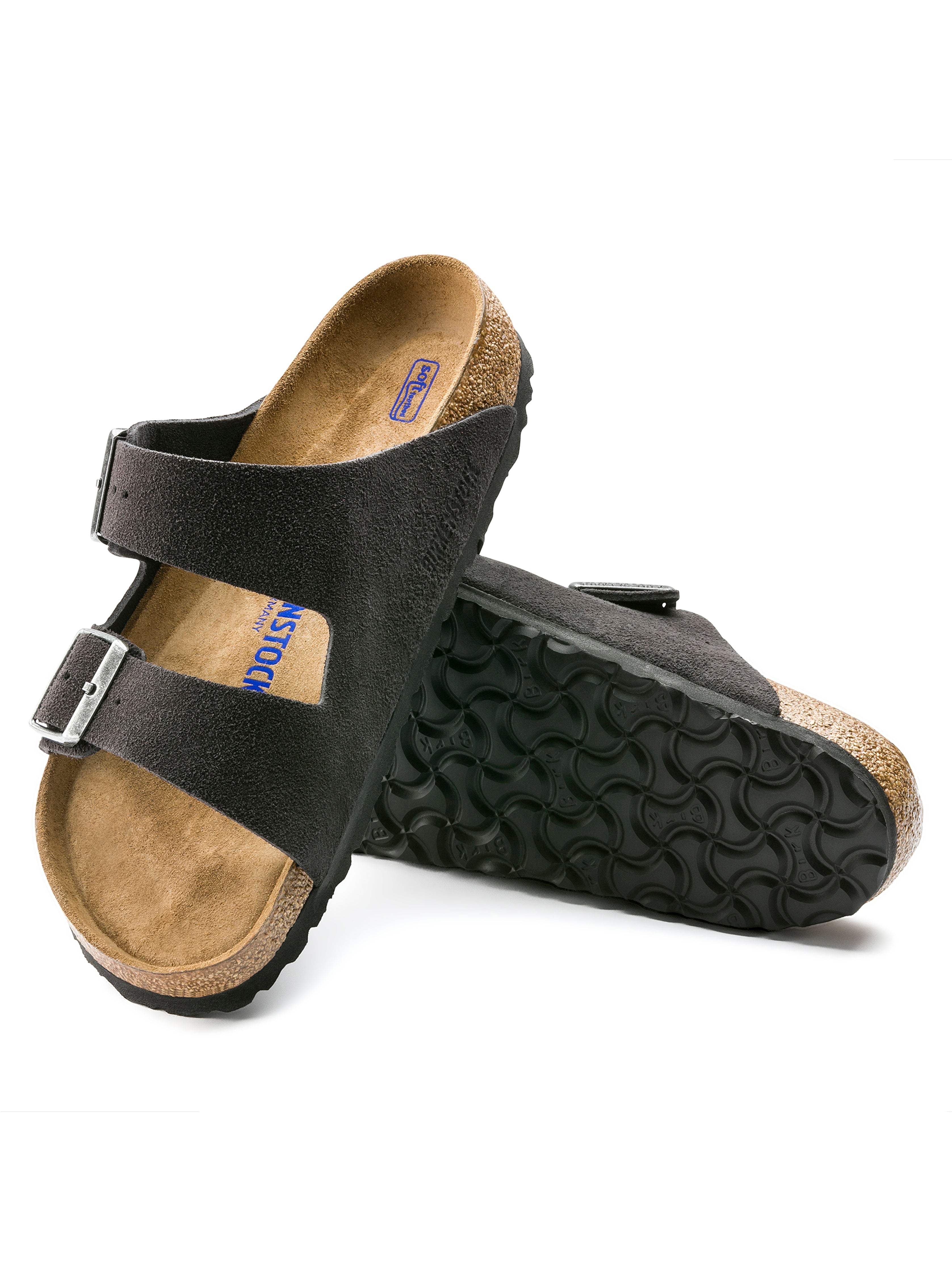 Men's Birkenstock Arizona Soft Footbed - Velvet Gray - Image 3