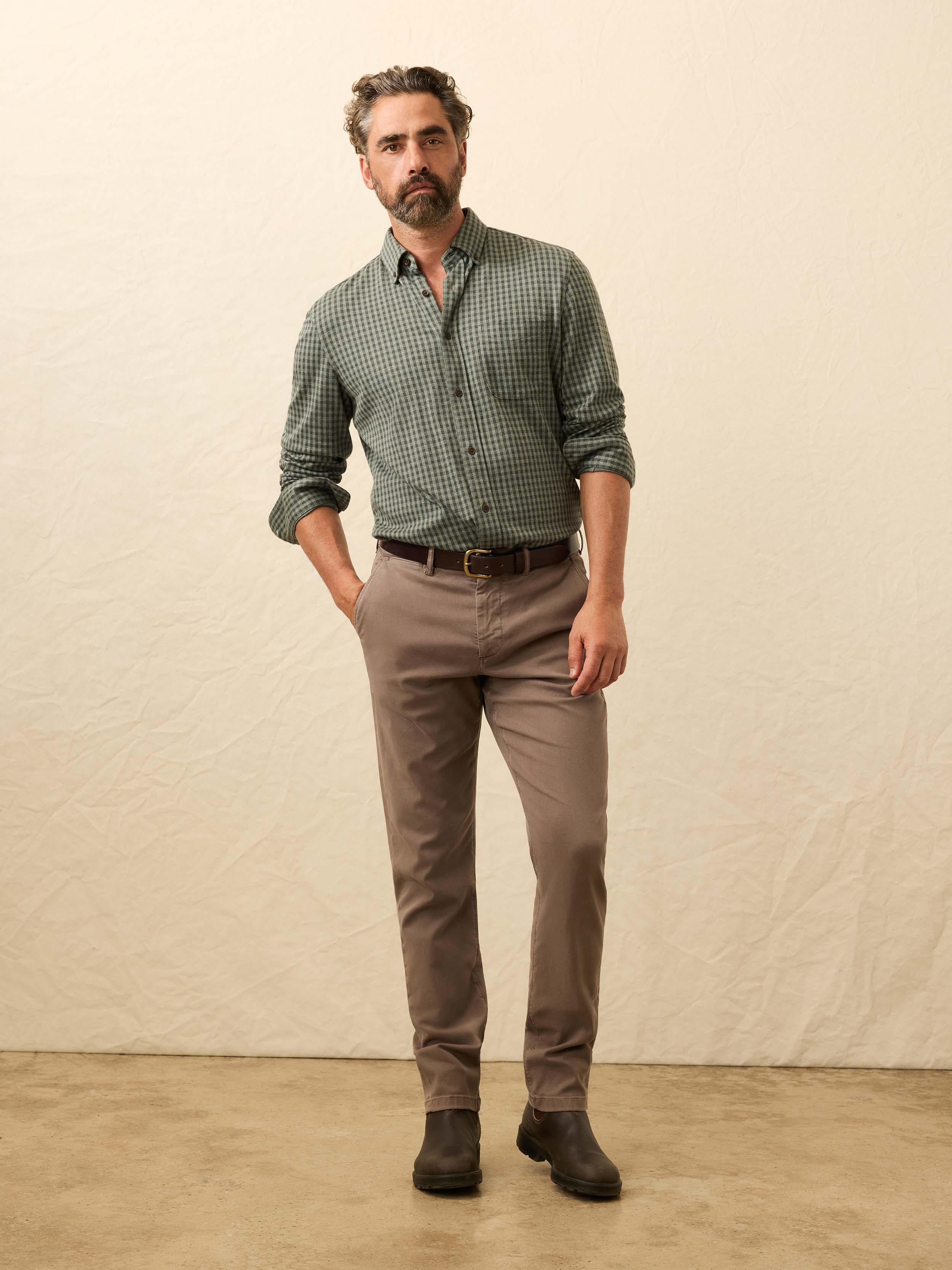 Coastline Stretch Chino - Alpine Brown - Image 3