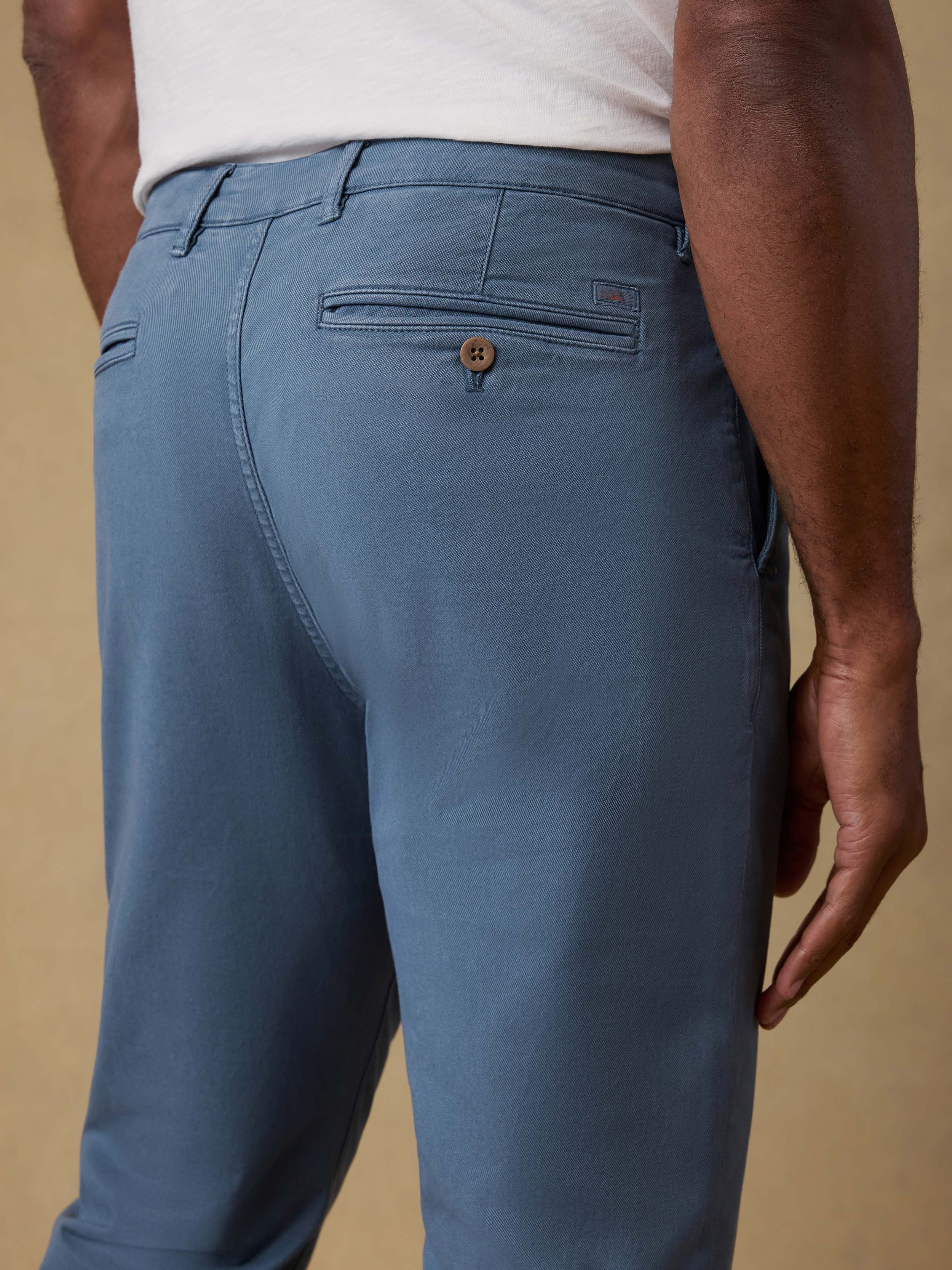 Coastline Stretch Chino - Deep Marine - Image 5