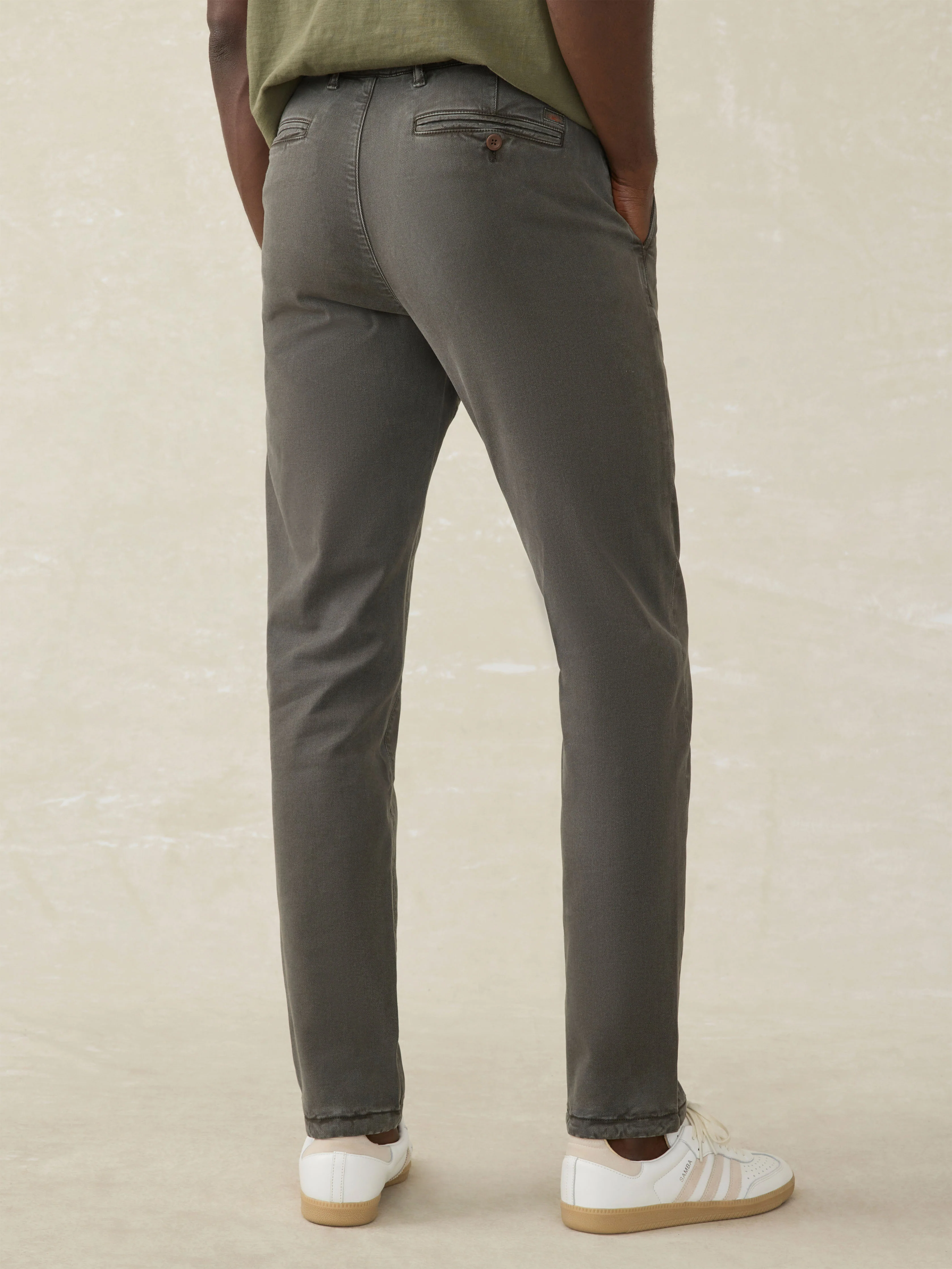 Coastline Stretch Chino - Faded Black - Image 5
