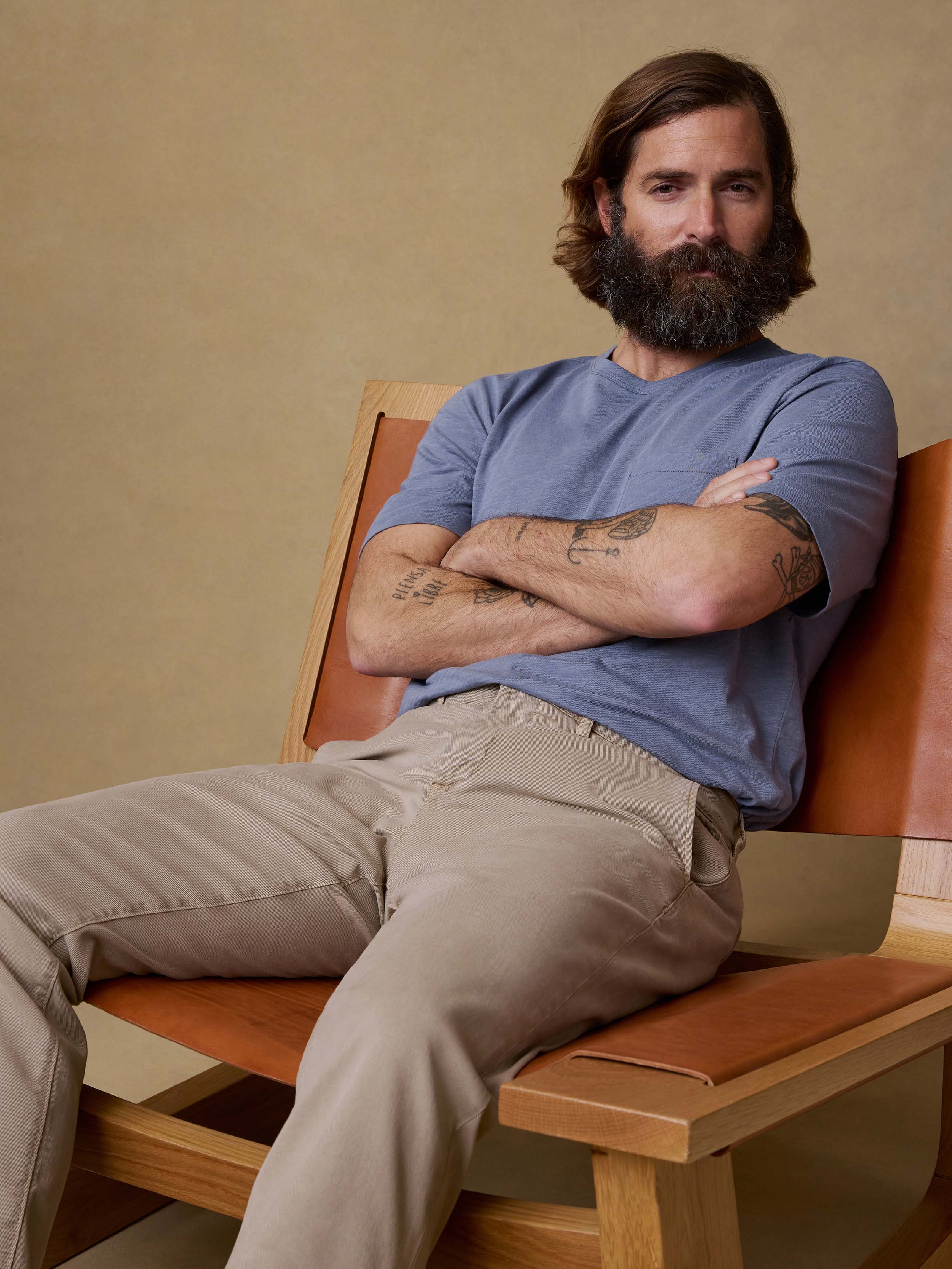 Coastline Stretch Chino - Utility Khaki - Image 5