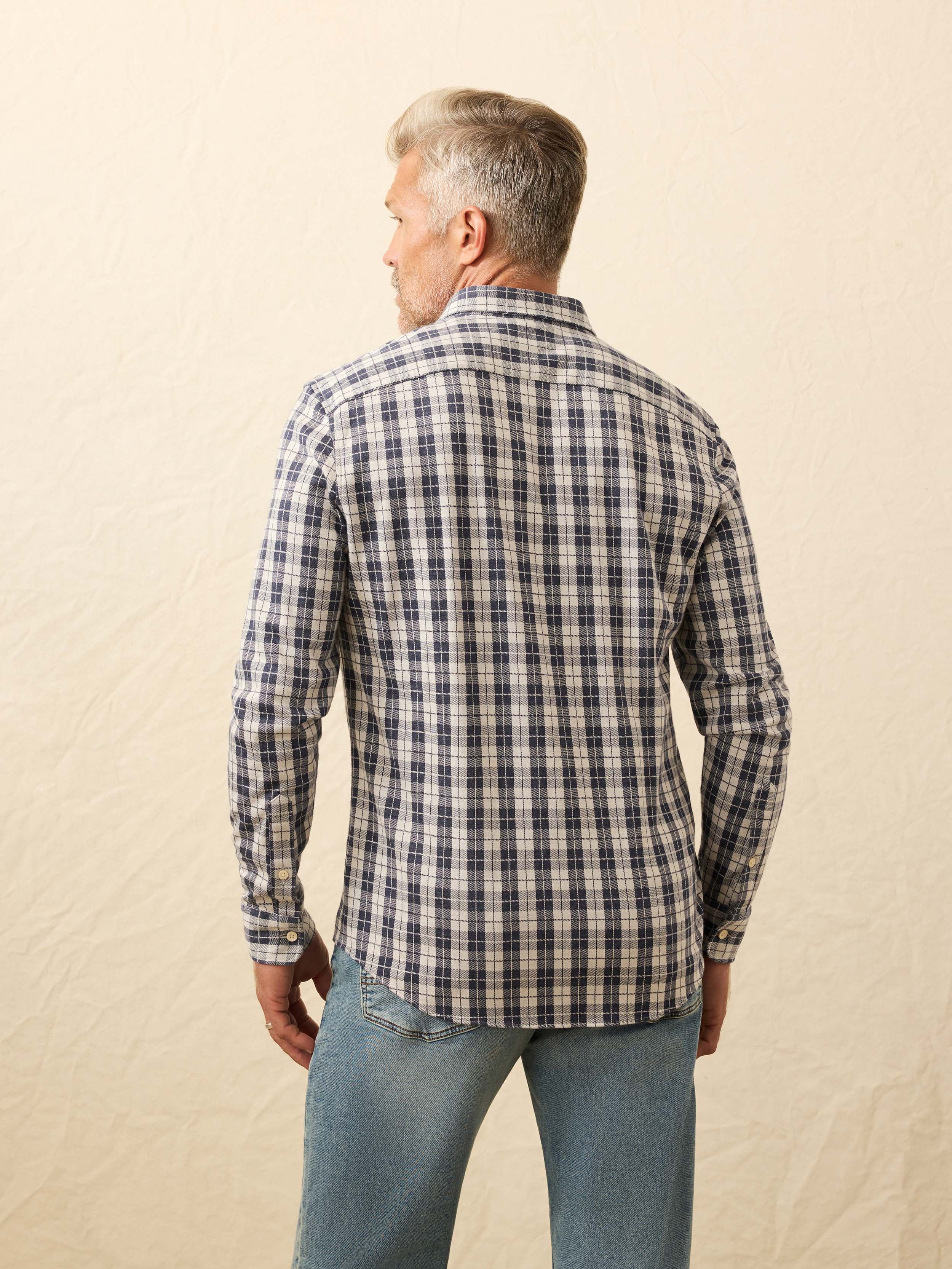 Coastline Knit Shirt - Royal Canyon Plaid - Image 5