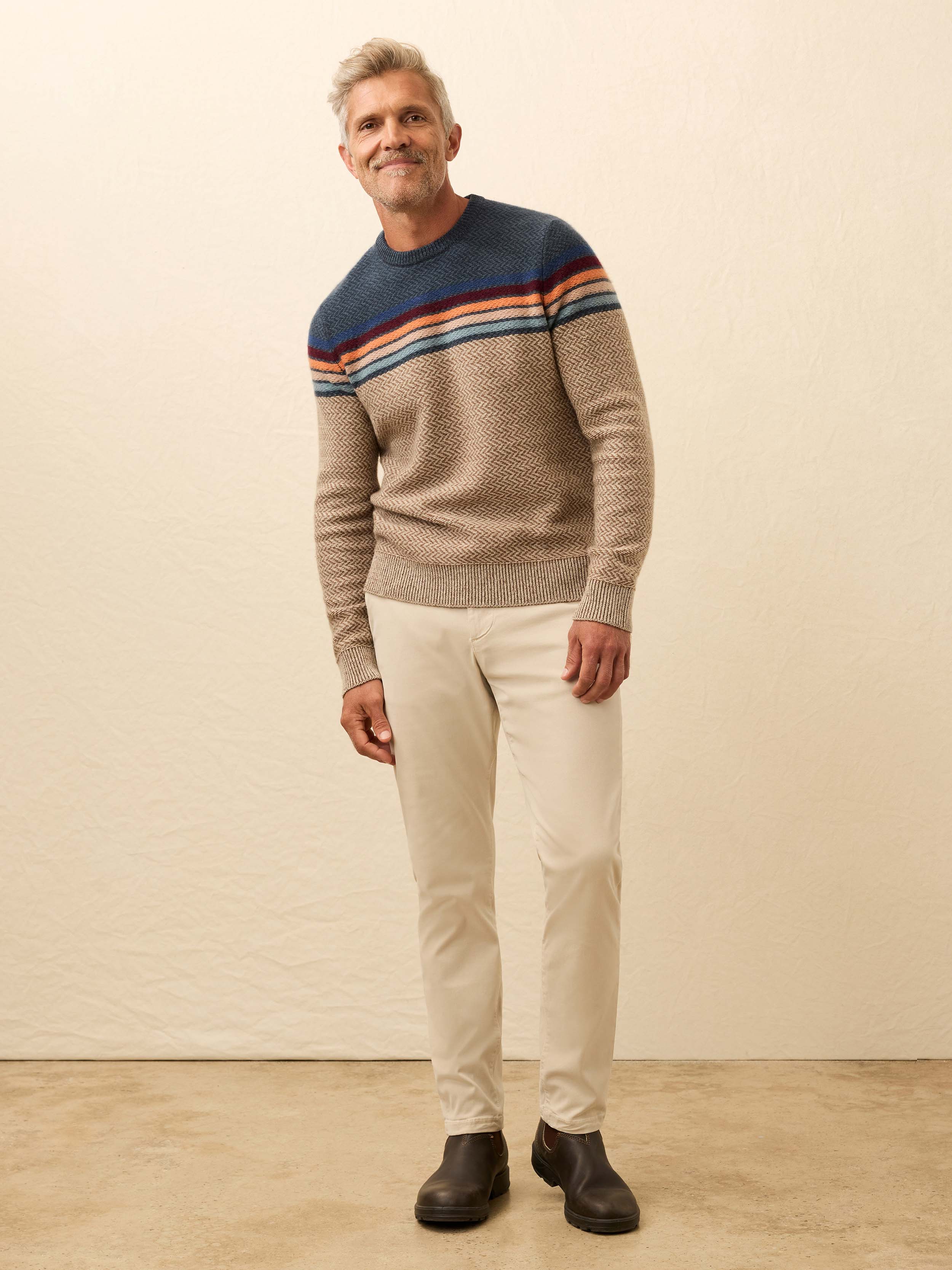 Donegal Crewneck Sweater - Twilight Sky Ombre - Image 3
