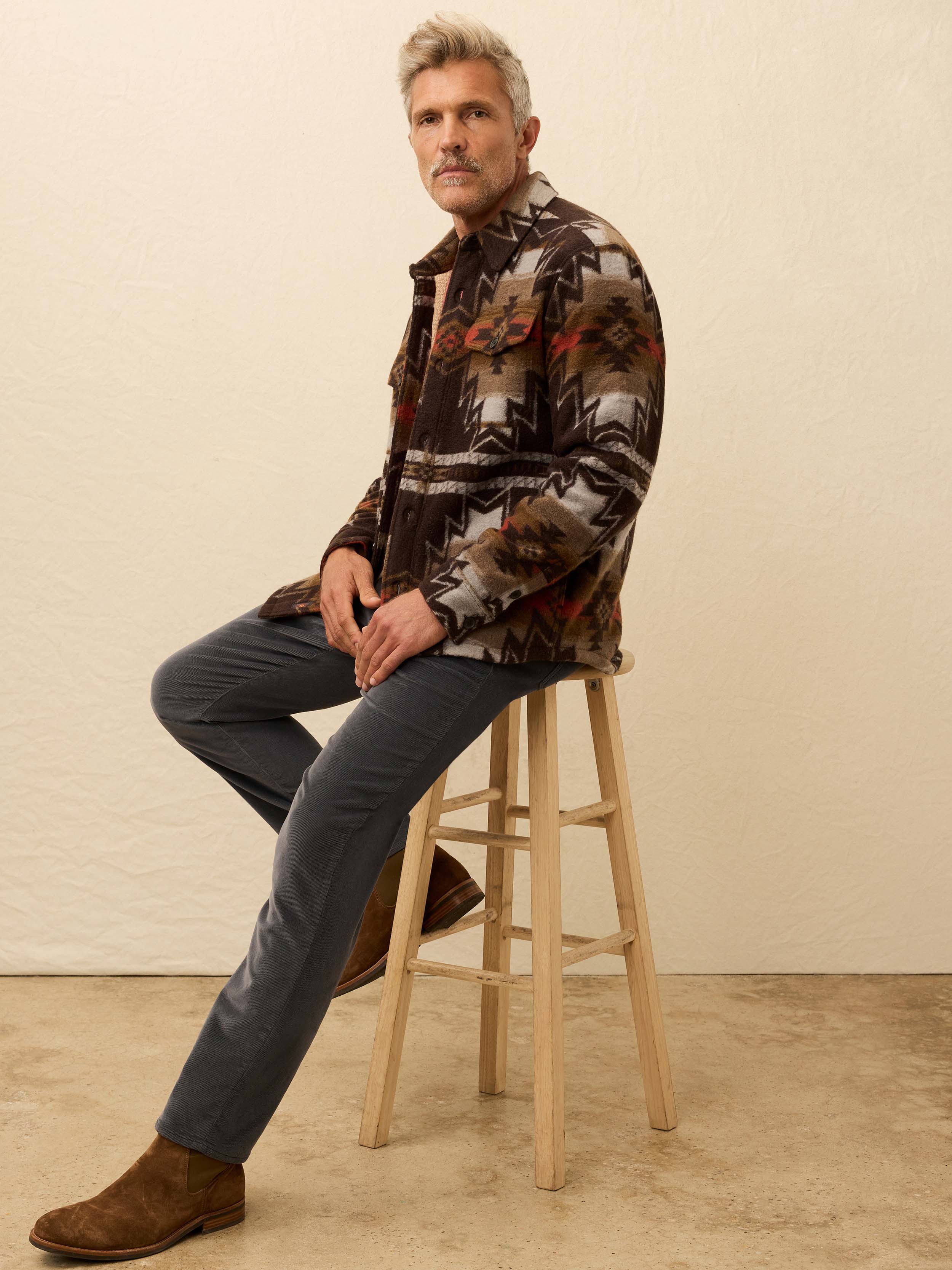 Doug Good Feather Range Fleece Lined CPO - Summit Storm - Image 4