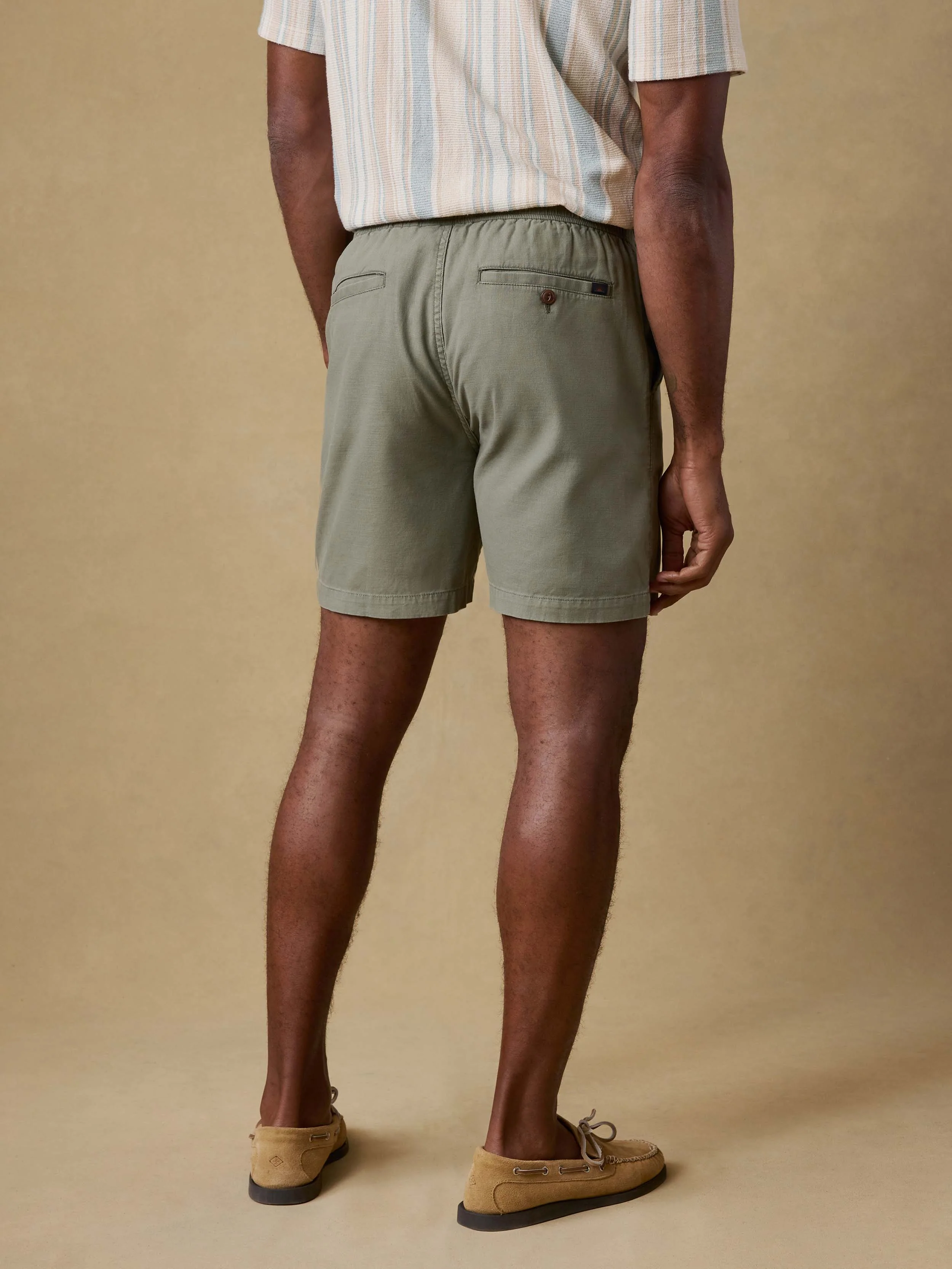 Essential Drawstring Short - Desert Olive - Image 4