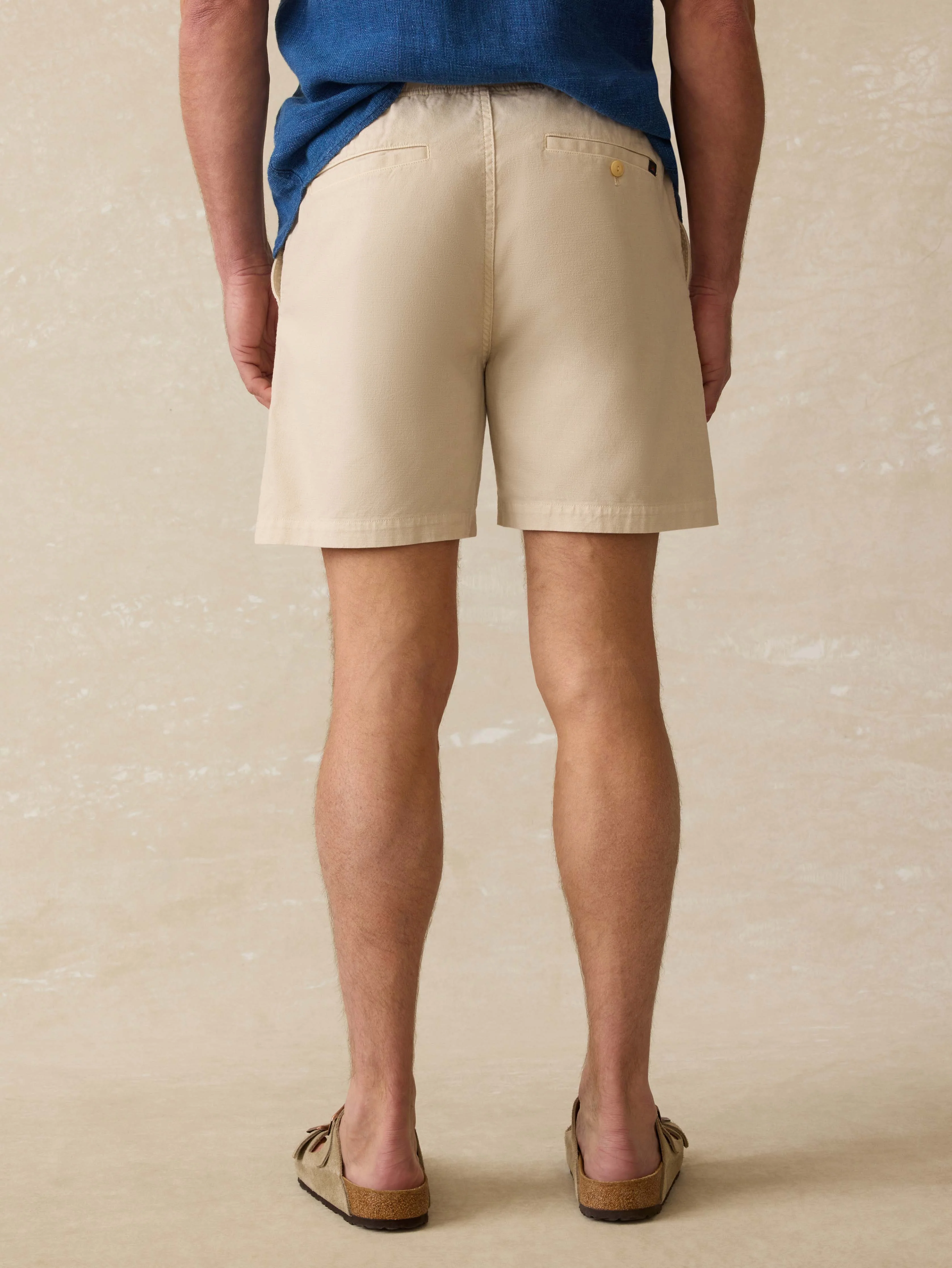 Essential Drawstring Short - Stone - Image 3