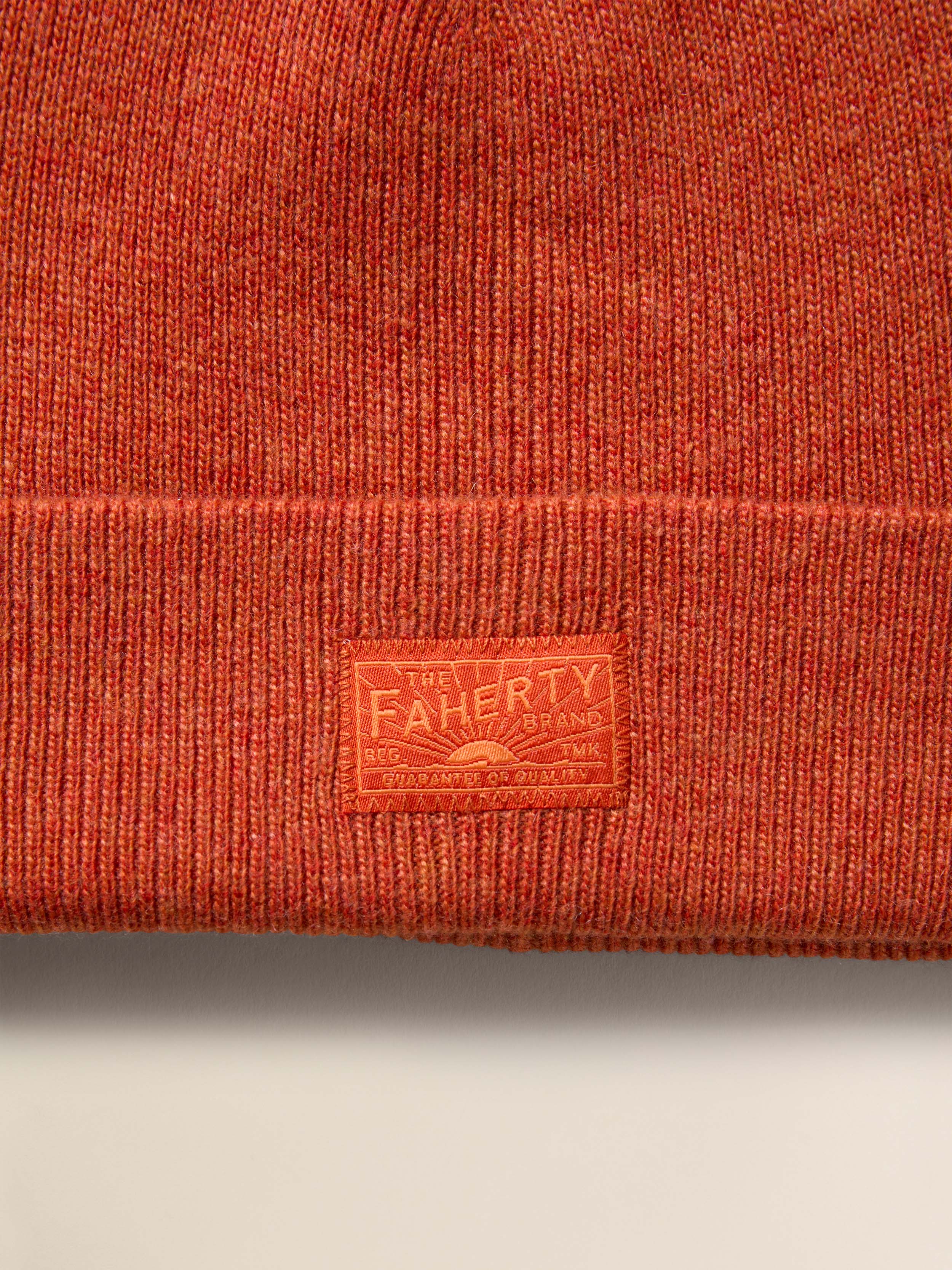 Faherty Essential Beanie - Bruschetta - Image 3