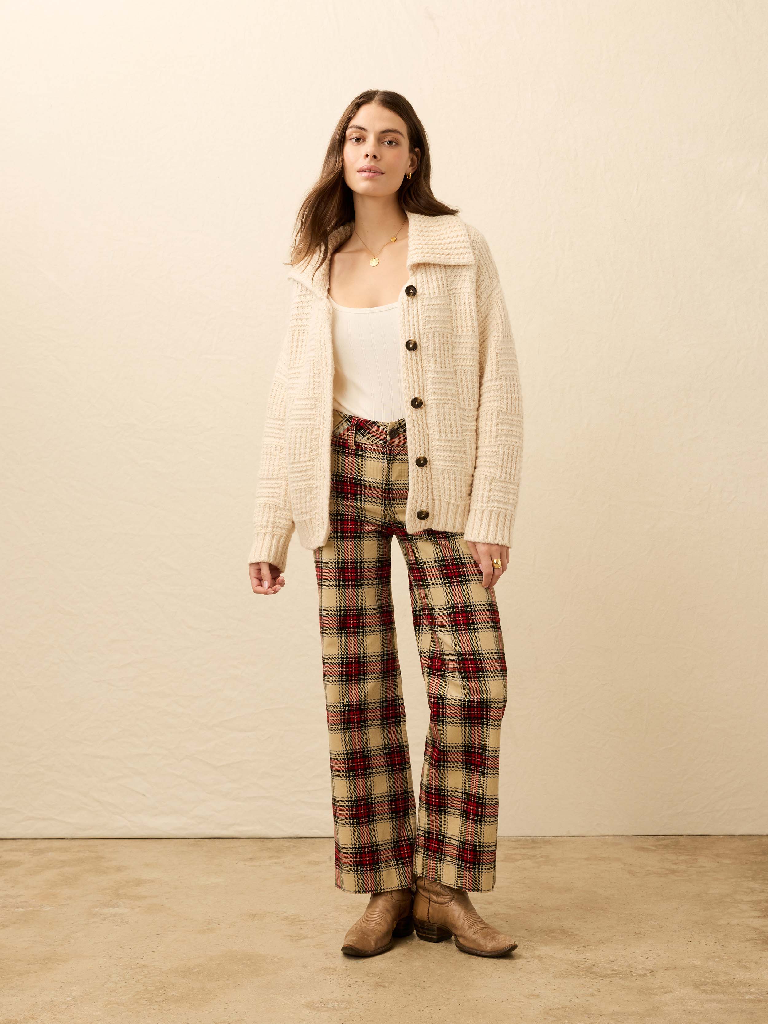 Heirloom Cotton Outback Cardigan - Cream - Image 4