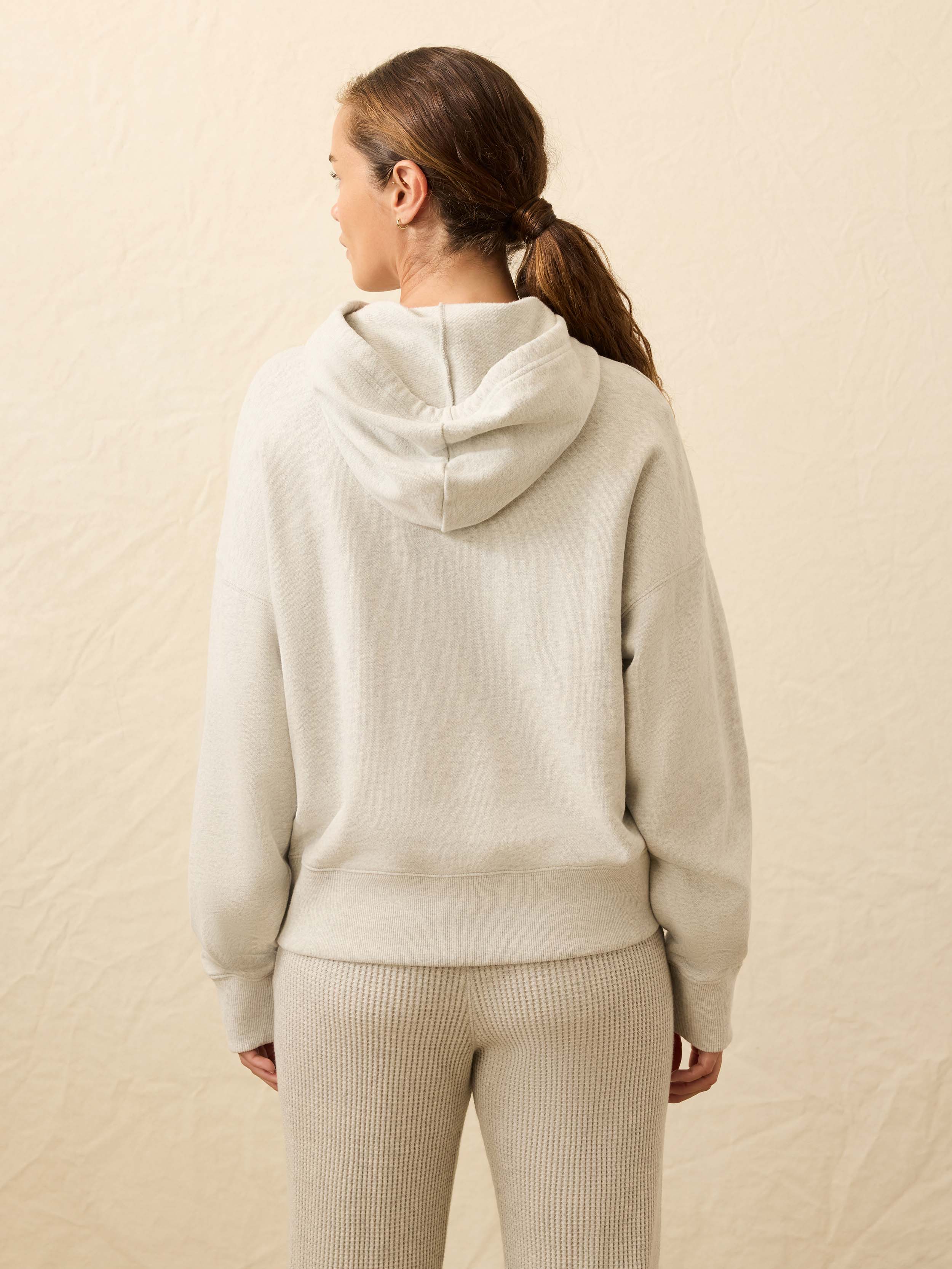 High Standard Fleece Hoodie - Light Grey Heather - Image 5