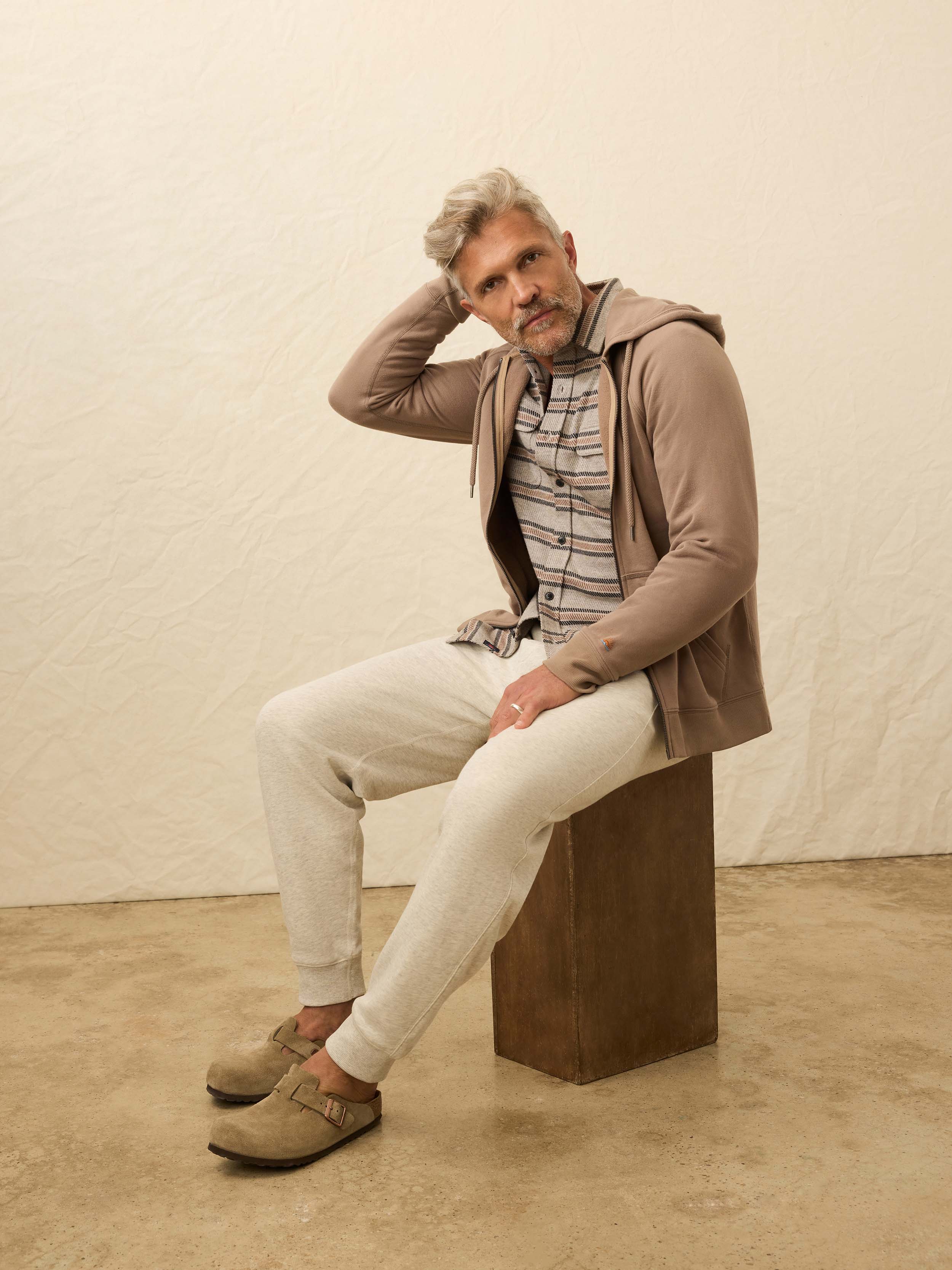 High Standard Fleece Zip Hoodie - Walnut Branch - Image 4