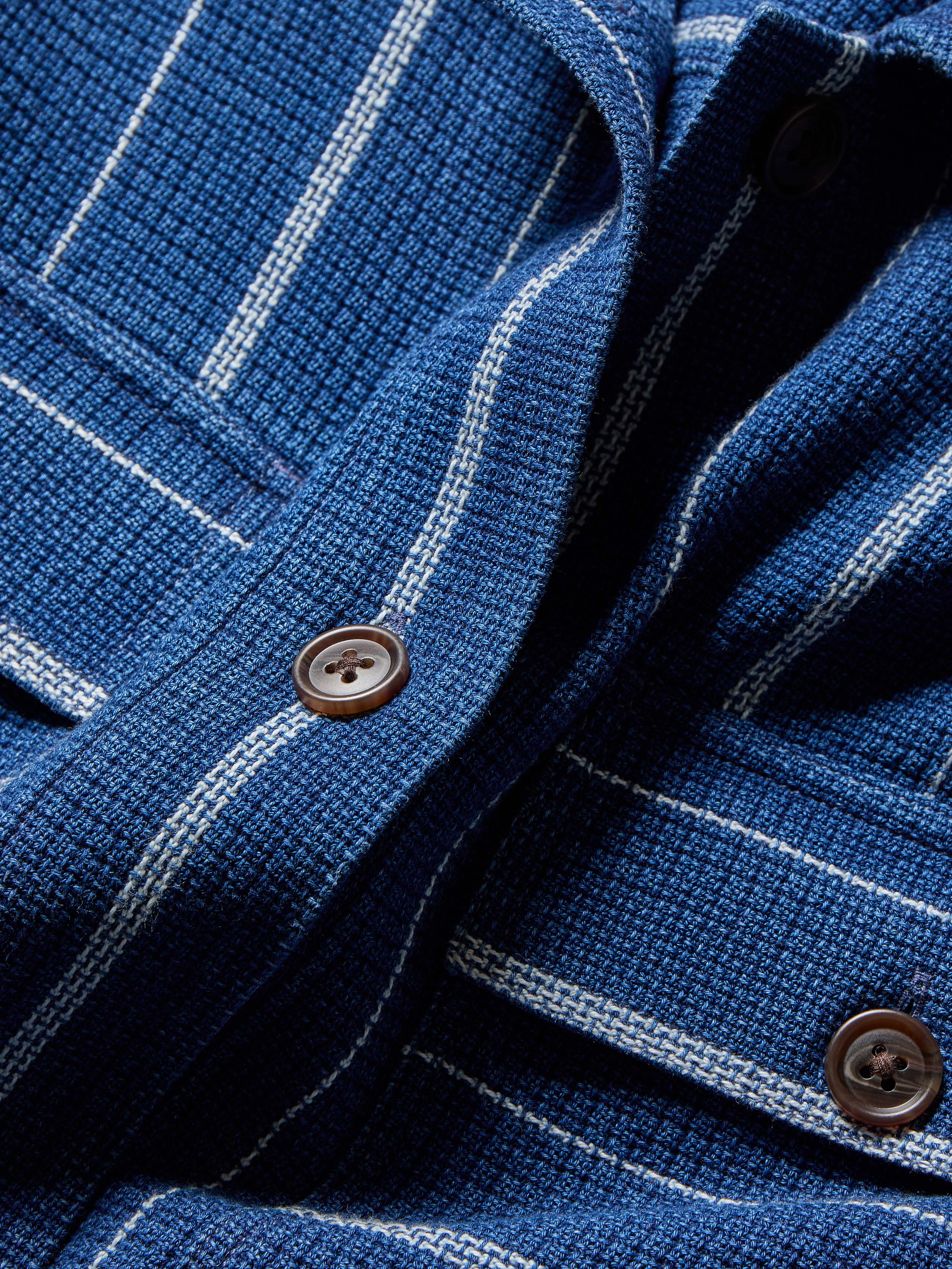 Island Tide Shirt Jacket - Indigo Drift Stripe - Image 8