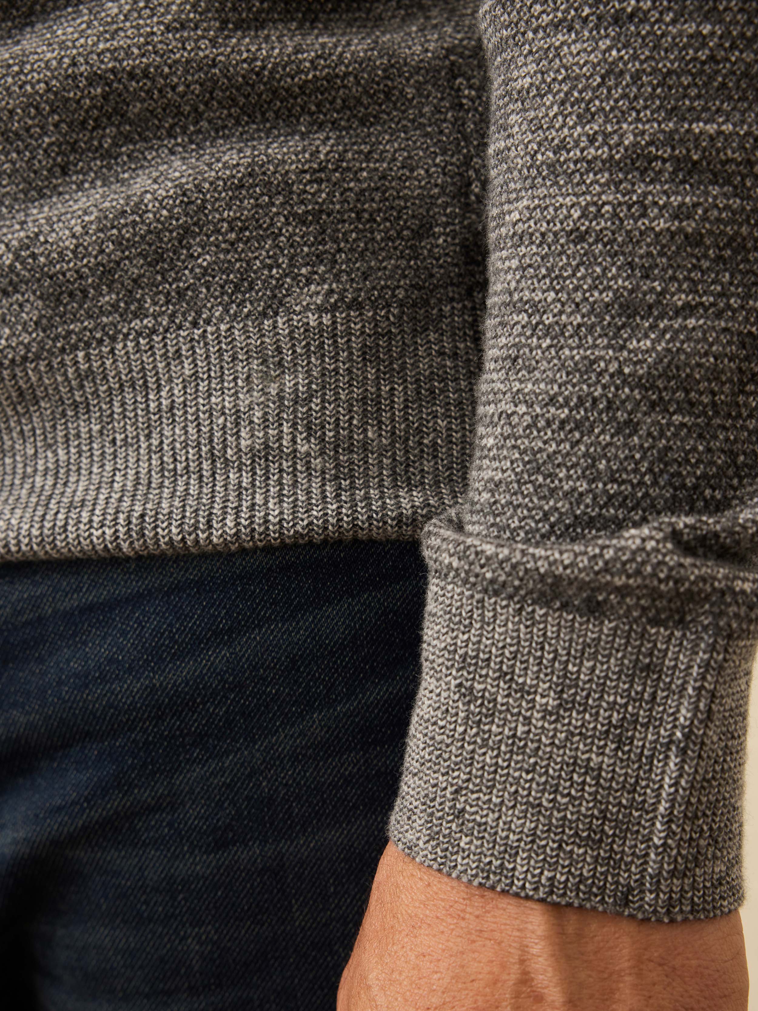 Jackson Crewneck Sweater - Dark Ash Feeder - Image 3