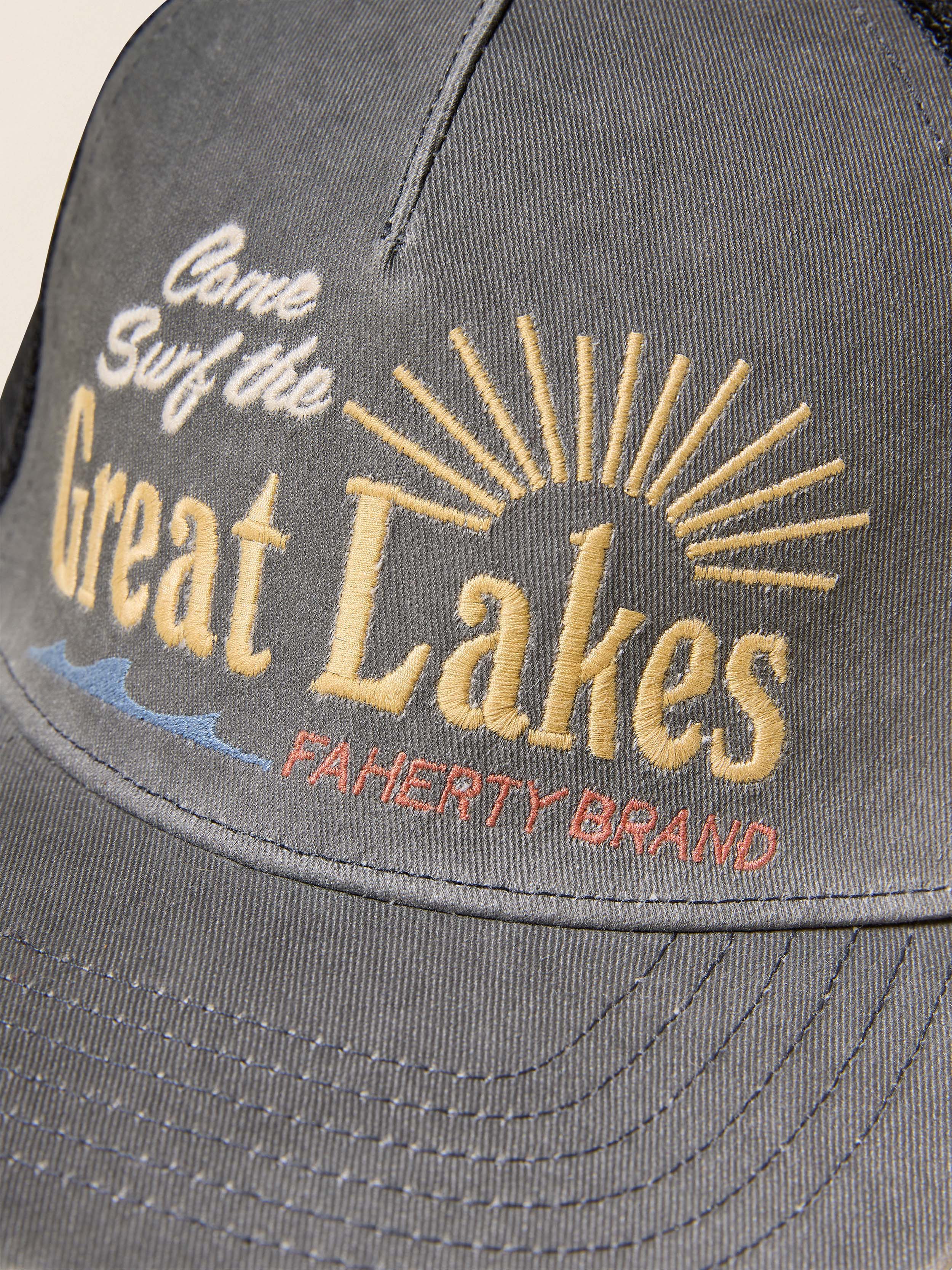 Lake Resort Trucker Hat - Mountain Black - Image 2