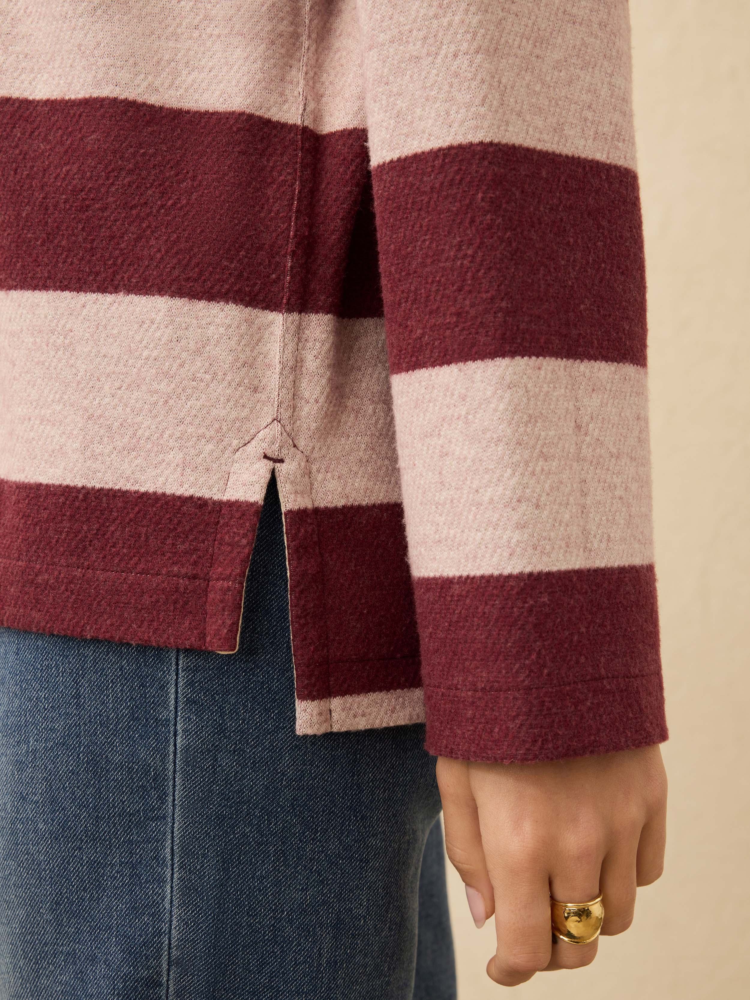 Legend™ Sweater Rugby Popover - Deep Red Rugby - Image 6