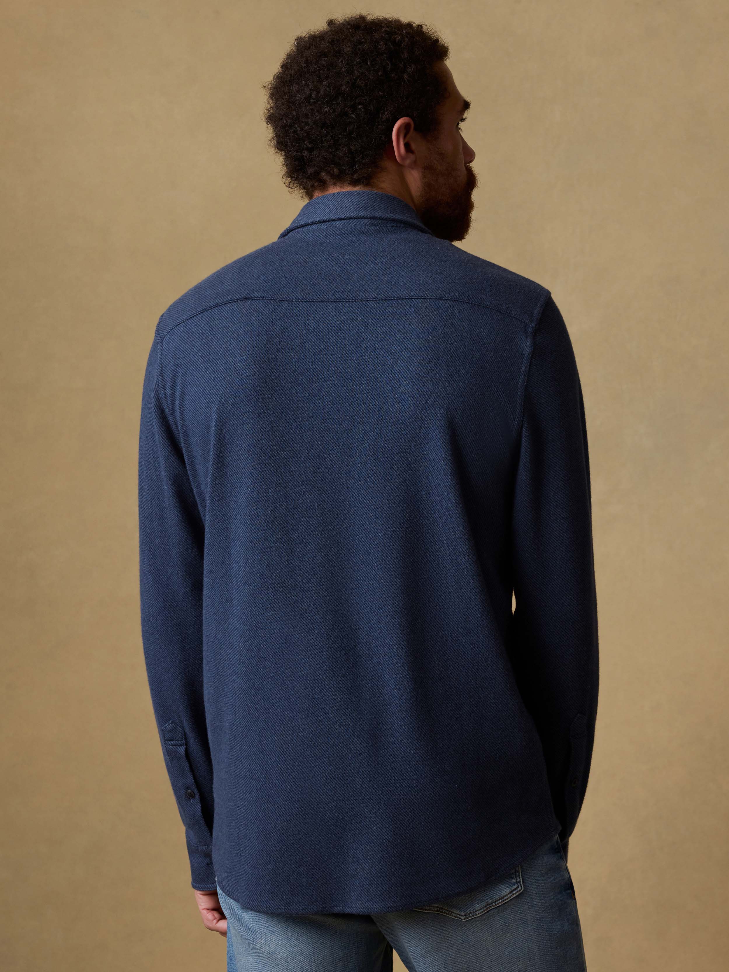 Legend™ Sweater Shirt - Brighton Navy Twill - Image 3