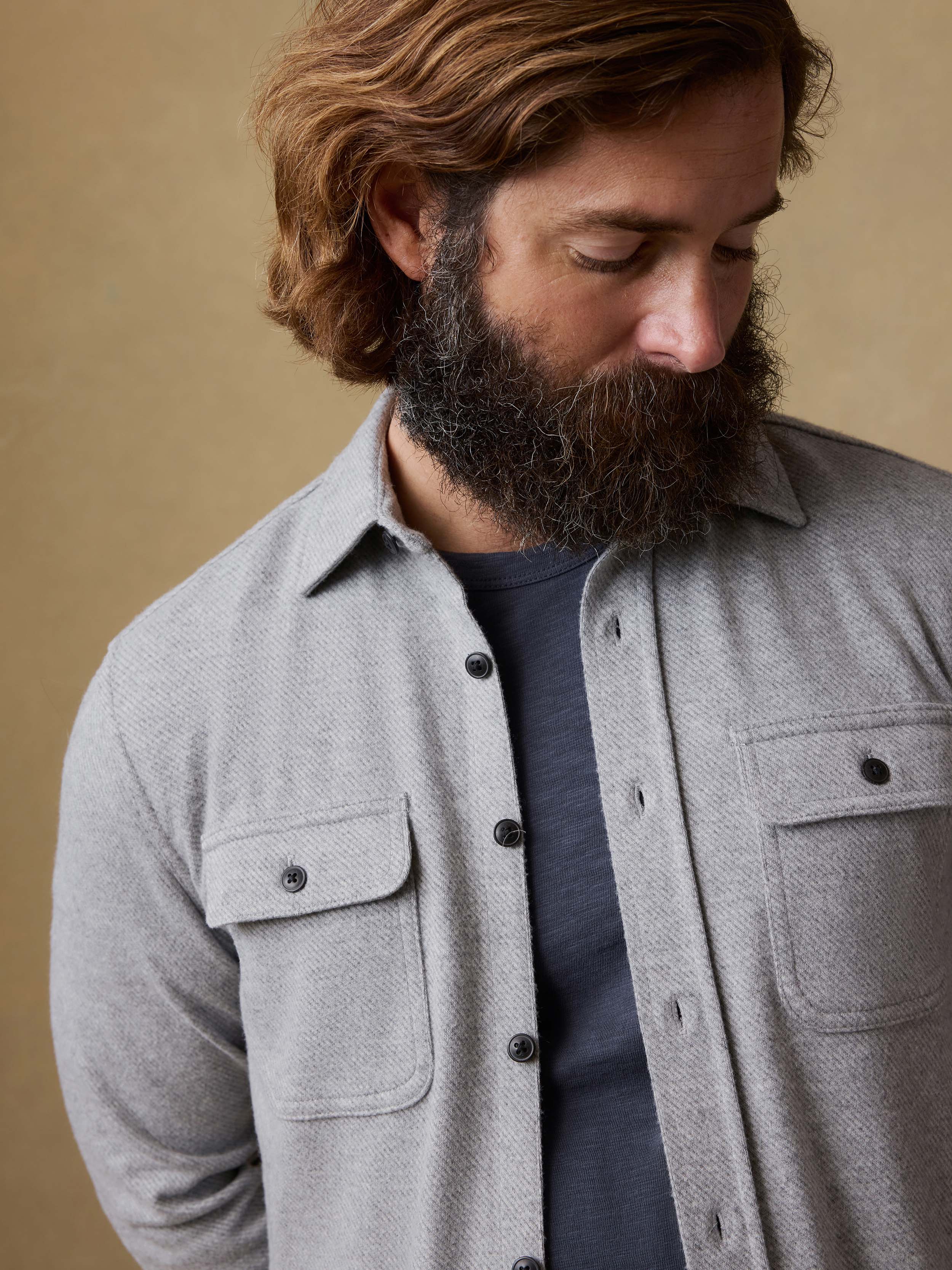 Legend™ Sweater Shirt - Fossil Grey Twill - Image 4