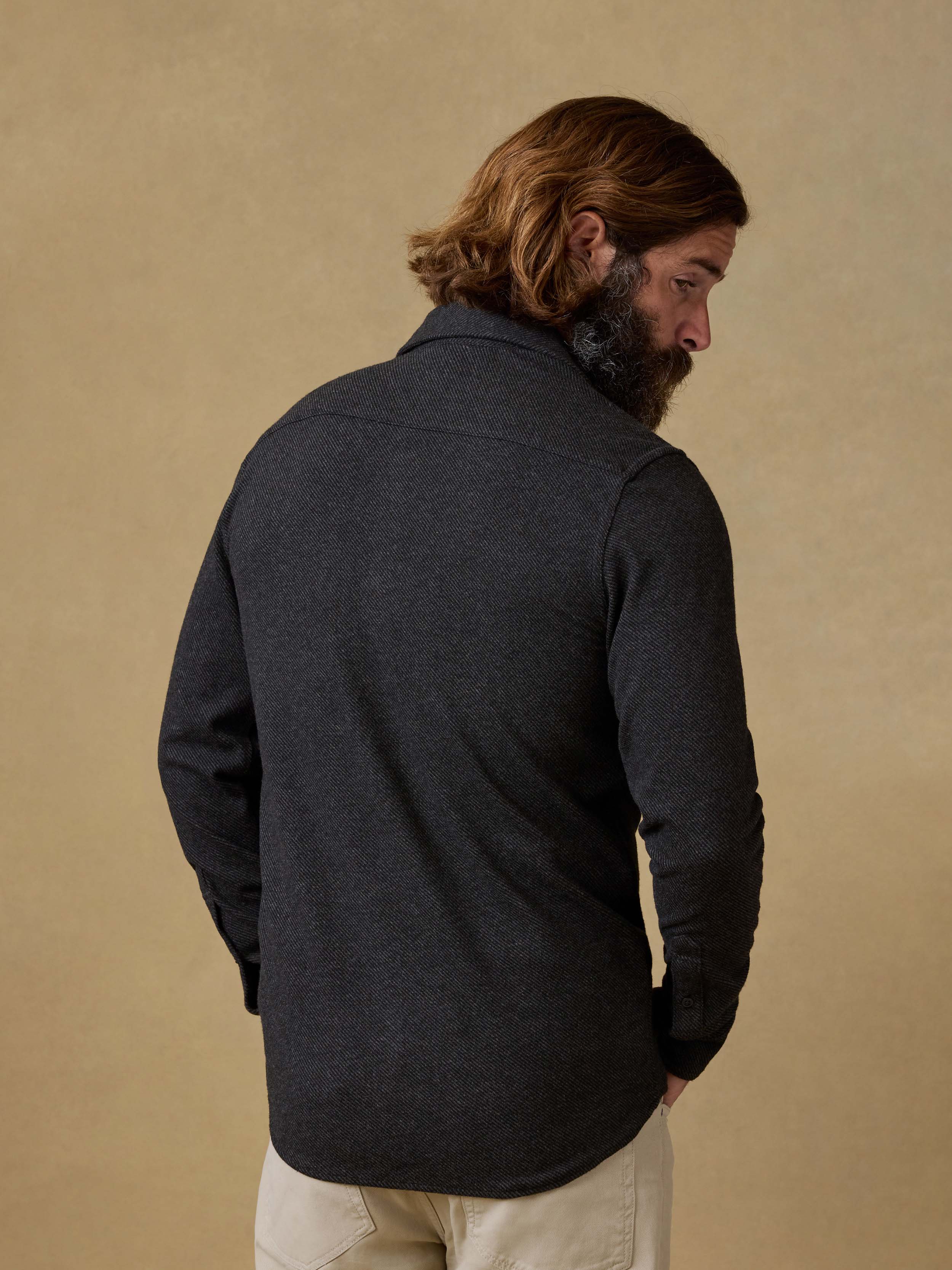 Legend™ Sweater Shirt - Heathered Black Twill - Image 3