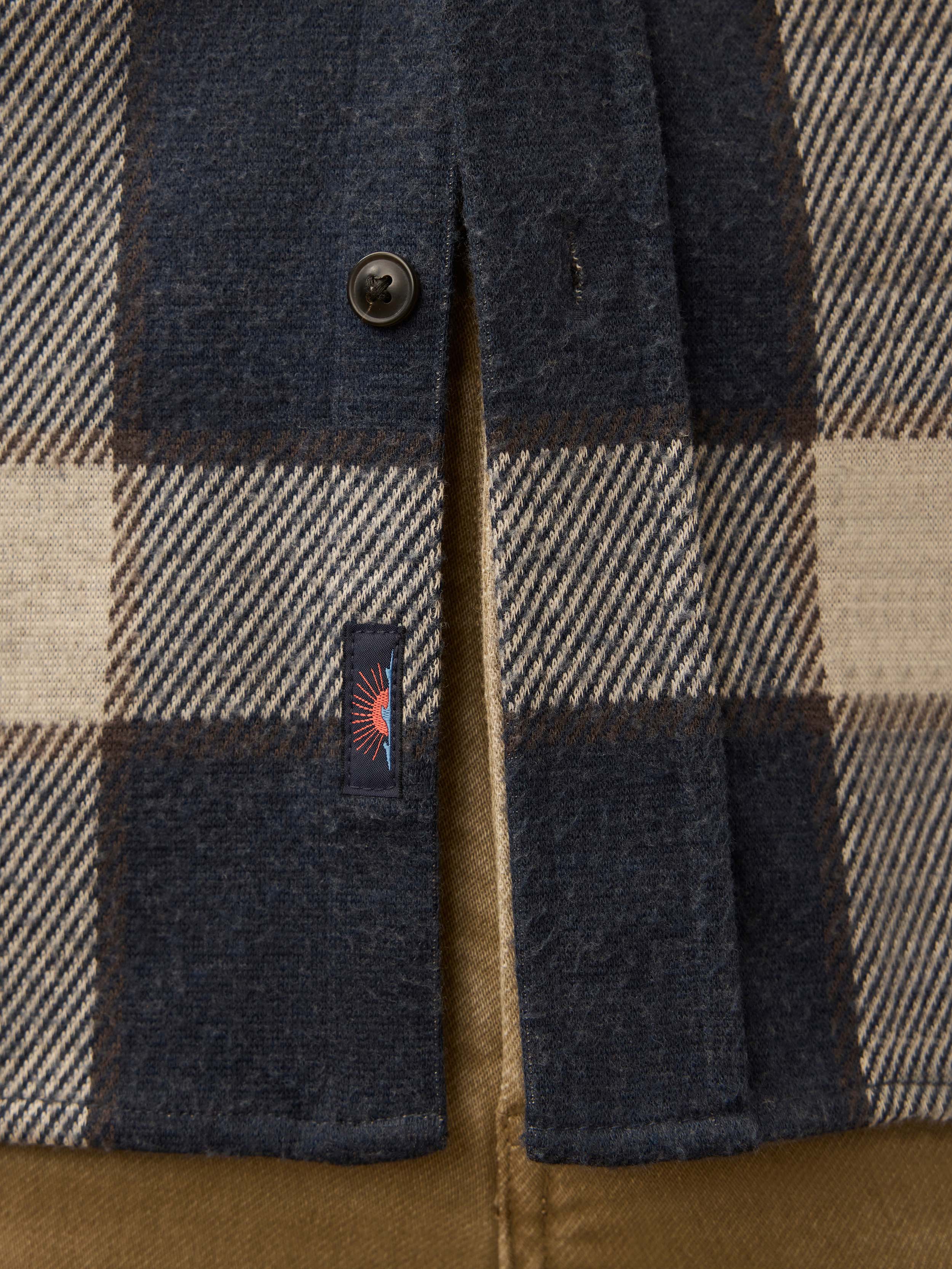 Legend™ Sweater Shirt - Navy Cloud Plaid - Image 5