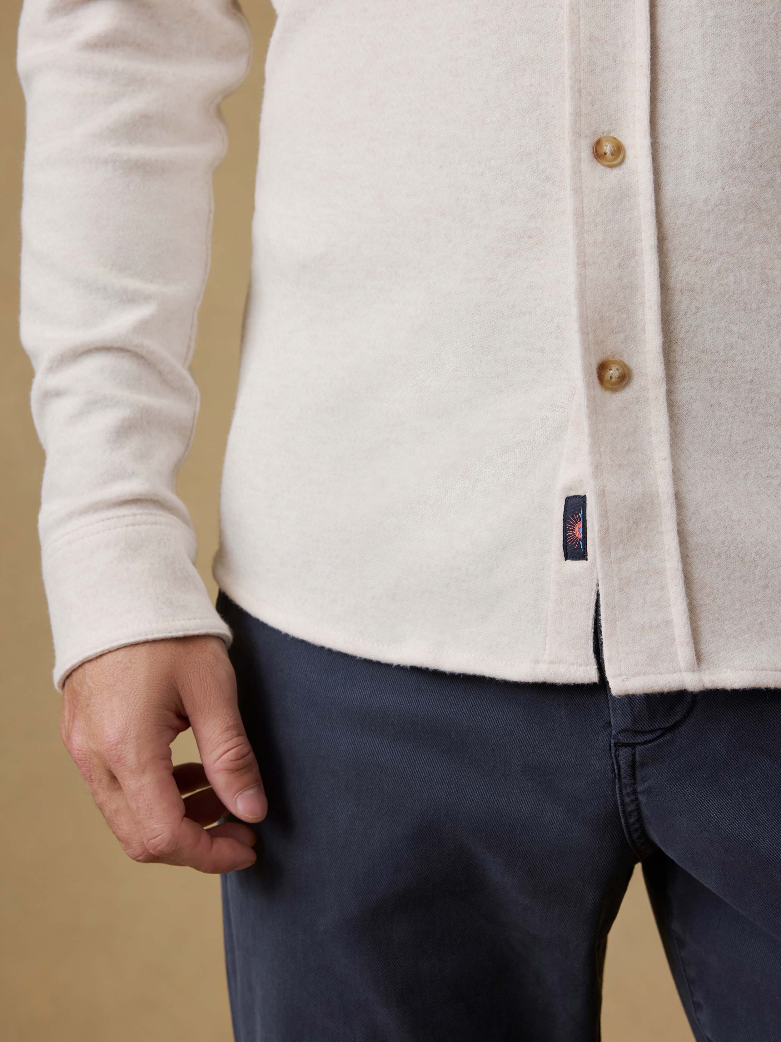 Legend™ Sweater Shirt (Single Pocket) - Off White - Image 5