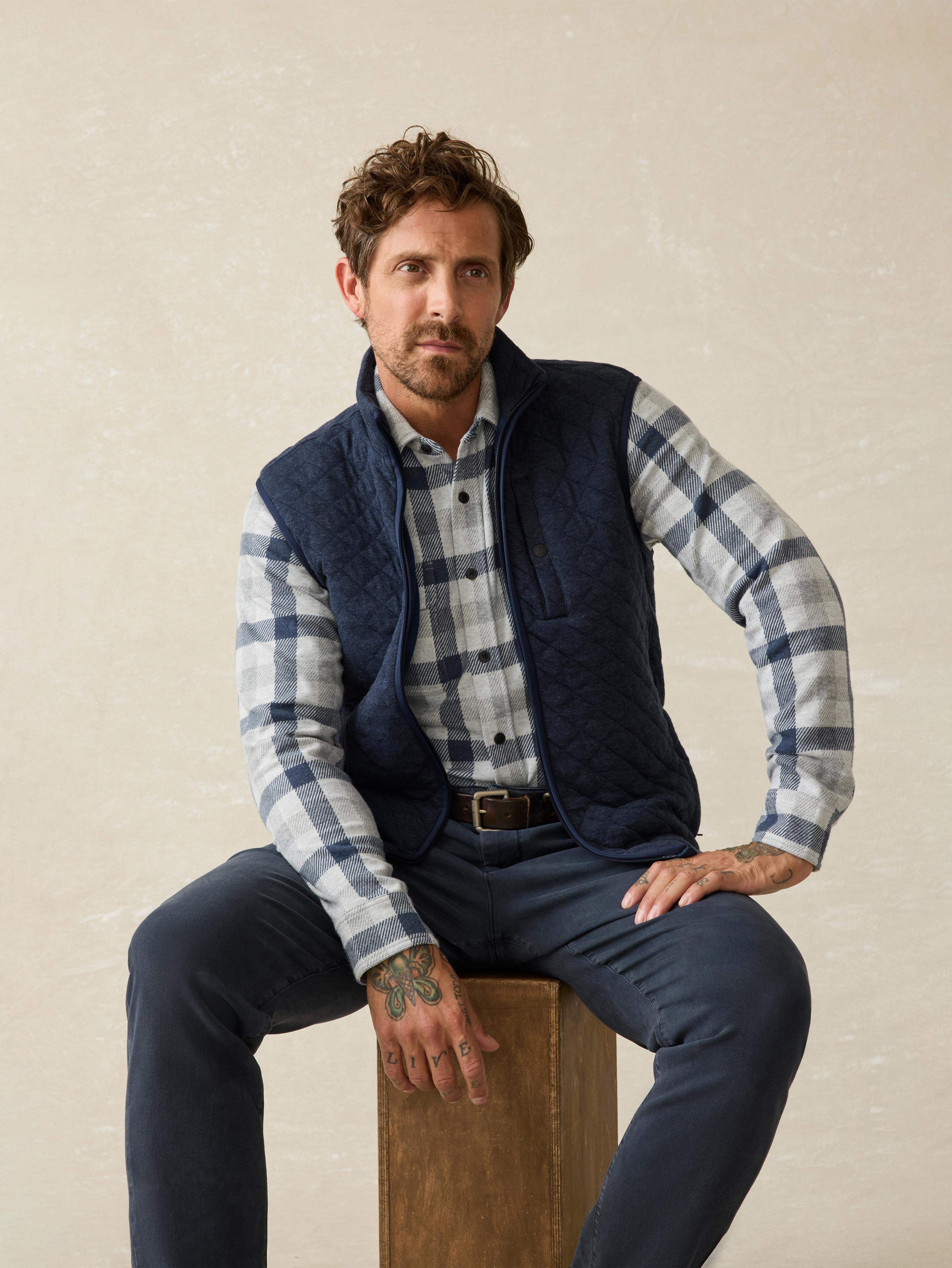 Legend™ Sweater Shirt - Snowy Night Check - Image 6