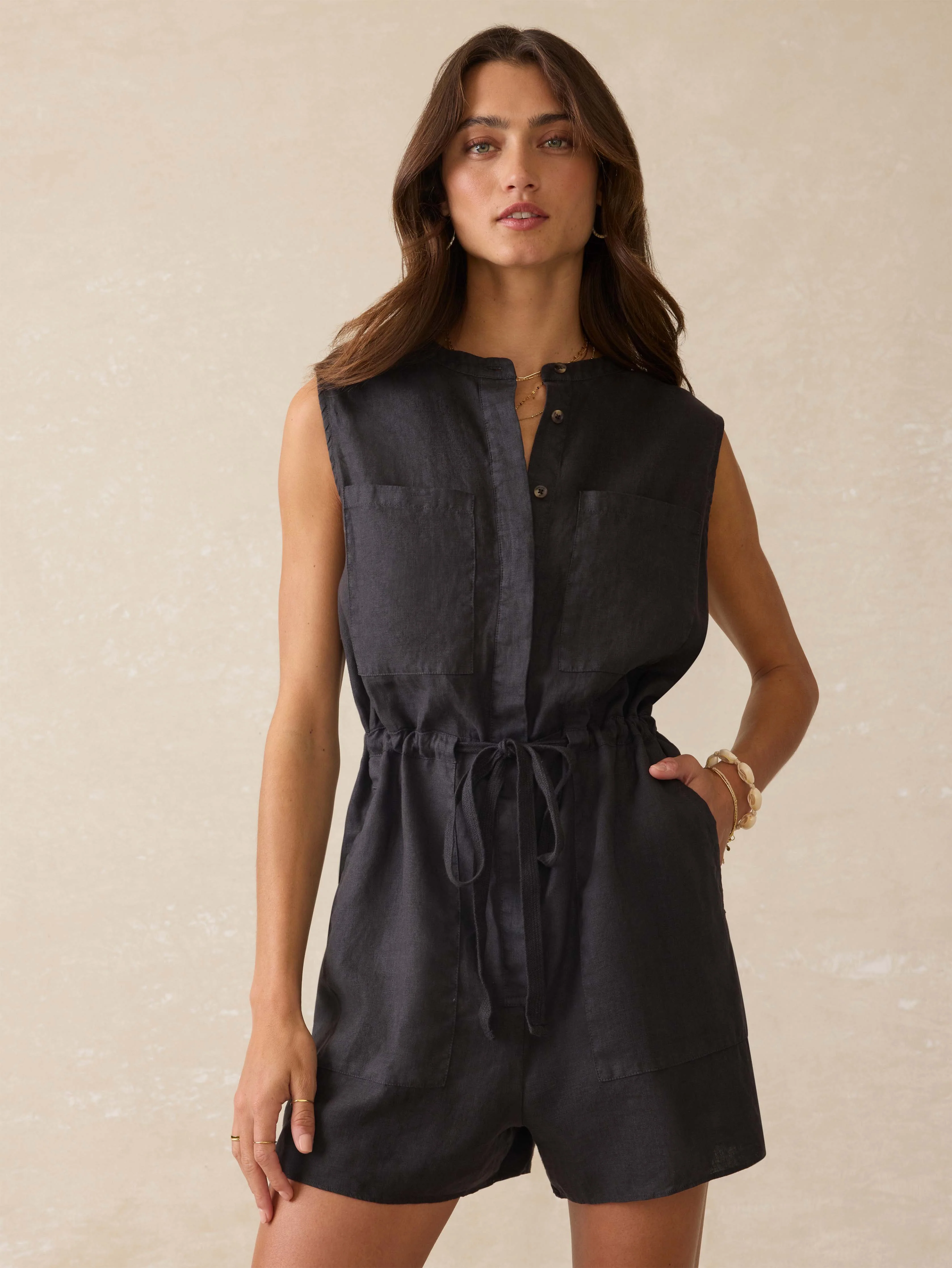 Mia Romper - Washed Black - Image 4