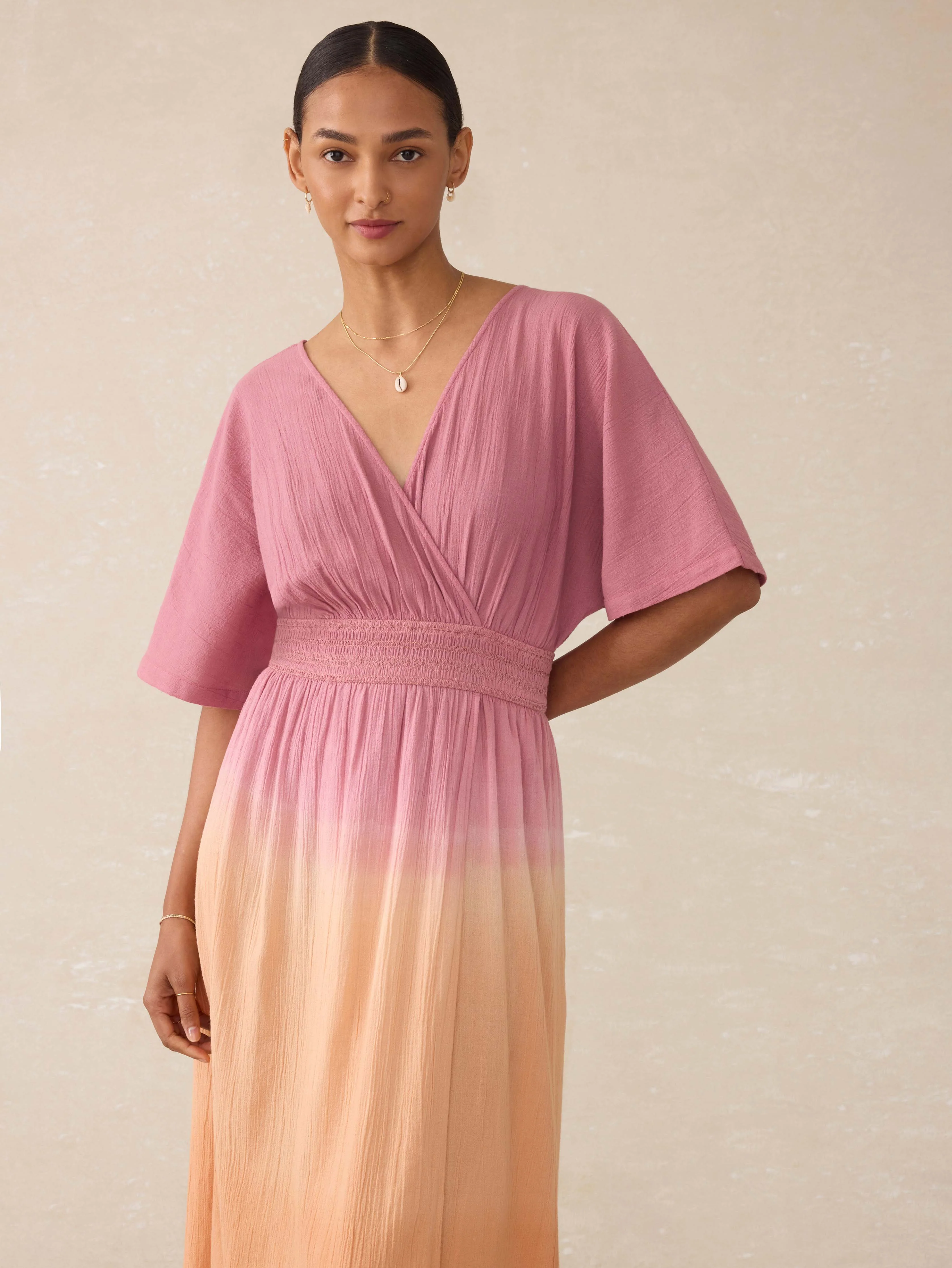 Mila Dress - Sunset Dip Dye - Image 3