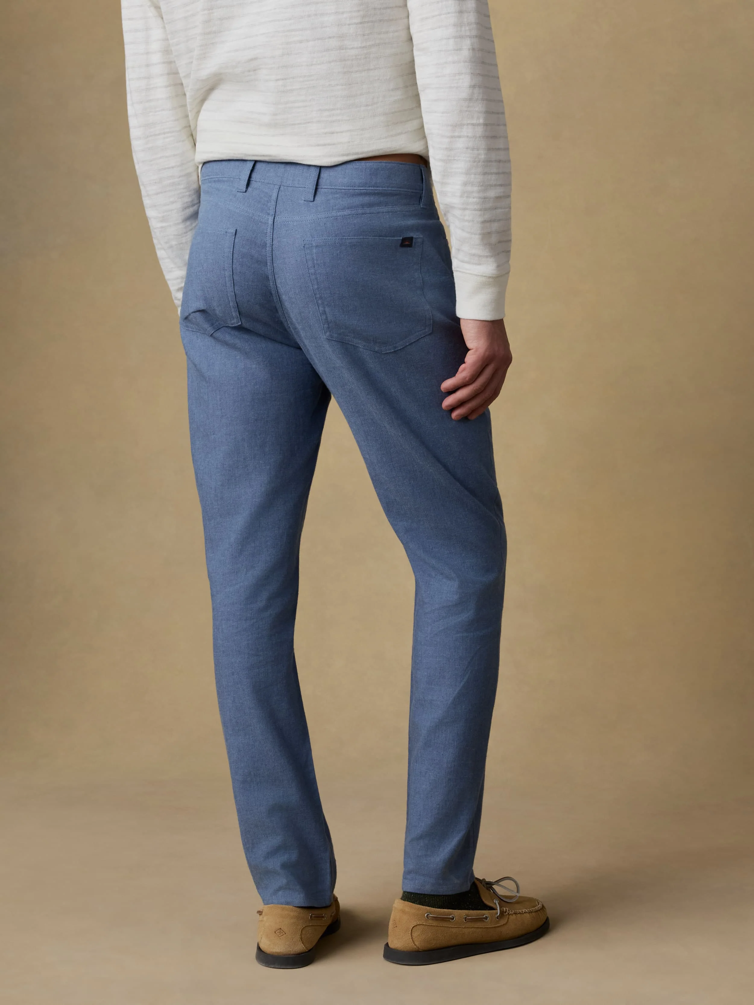 Movement™ Linen 5-Pocket Pant - Dusk Blue - Image 4