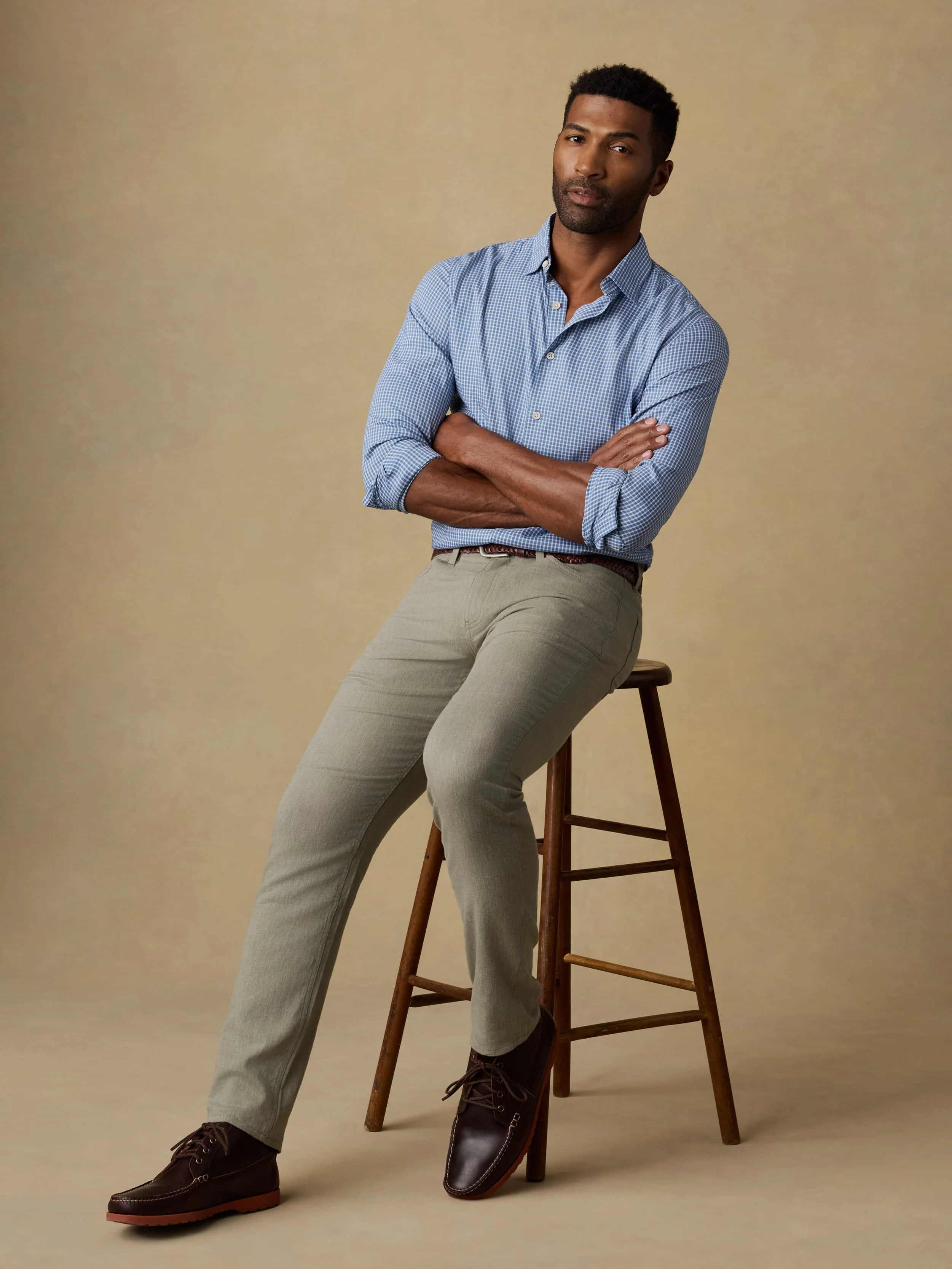 Movement™ Linen 5-Pocket Pant - Sage Cliff - Image 4