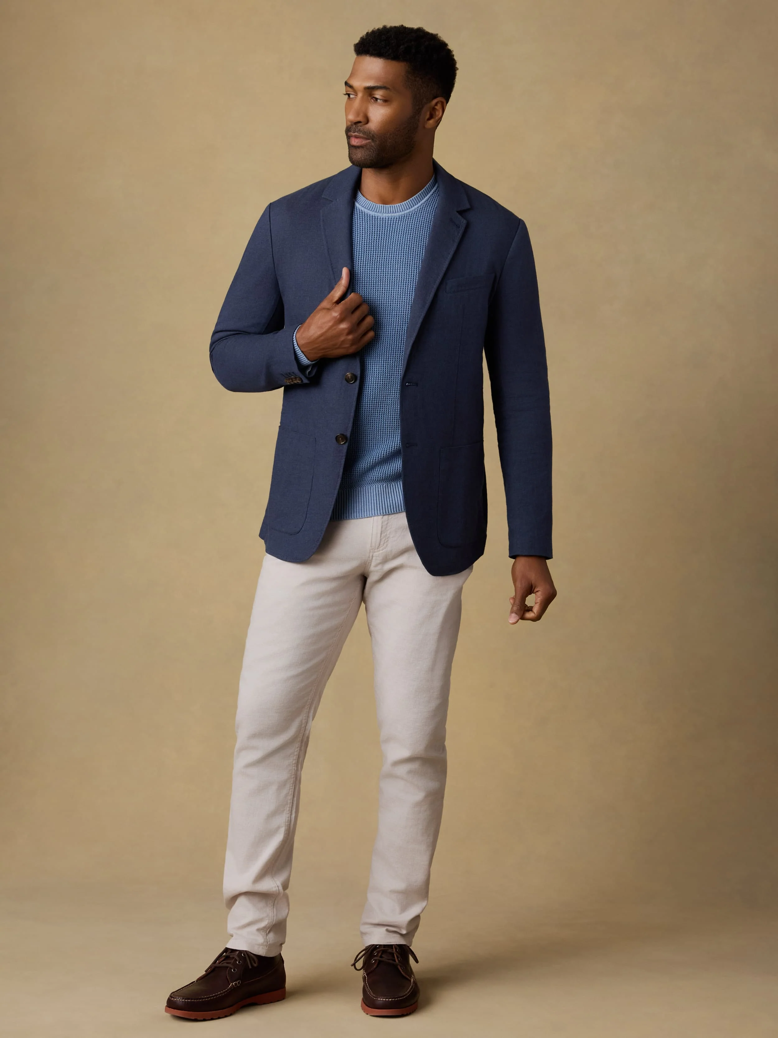 Movement™ Linen Blazer - Deep Sea Navy - Image 4