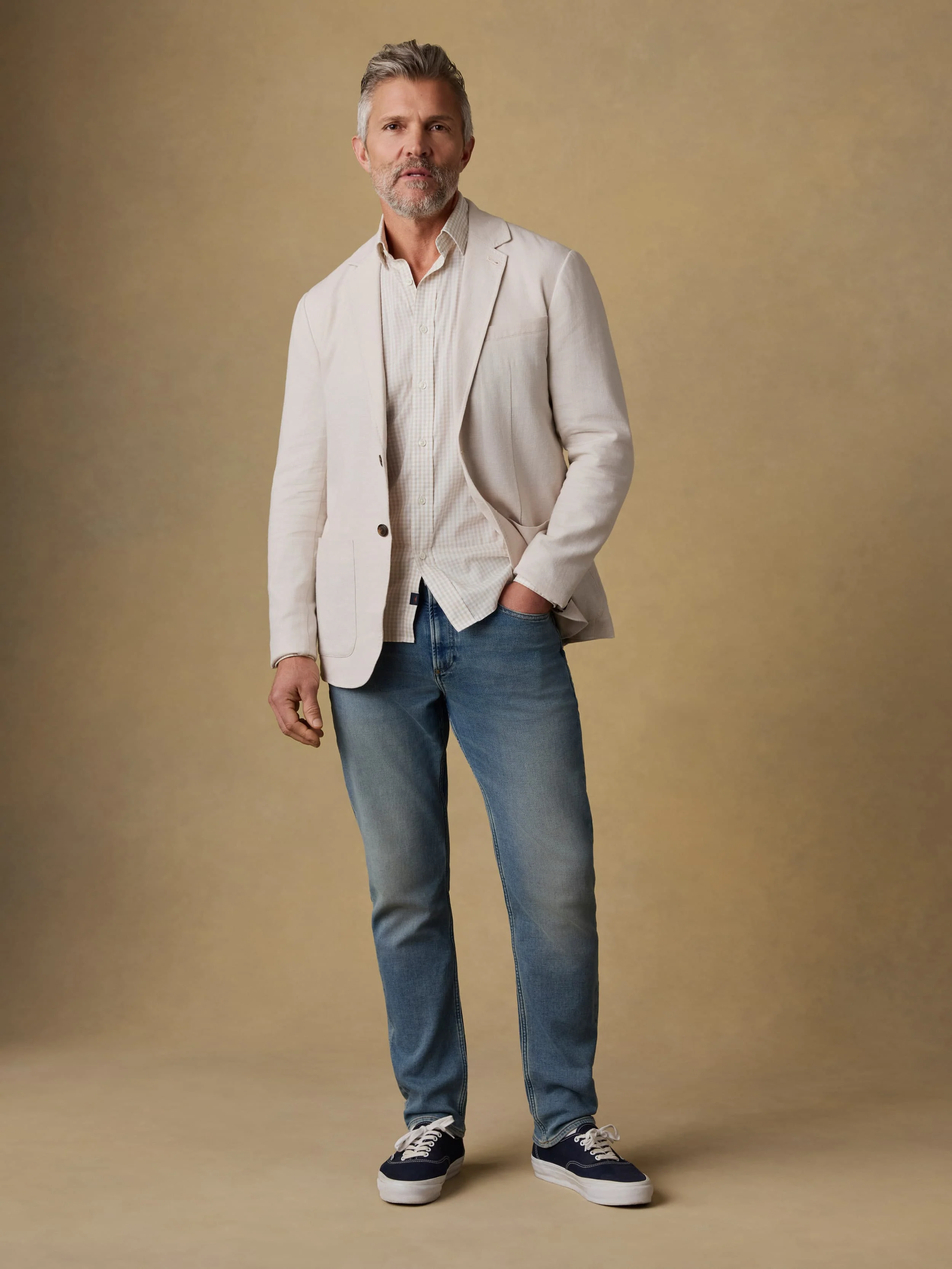 Movement™ Linen Blazer - Dorset Sand - Image 4
