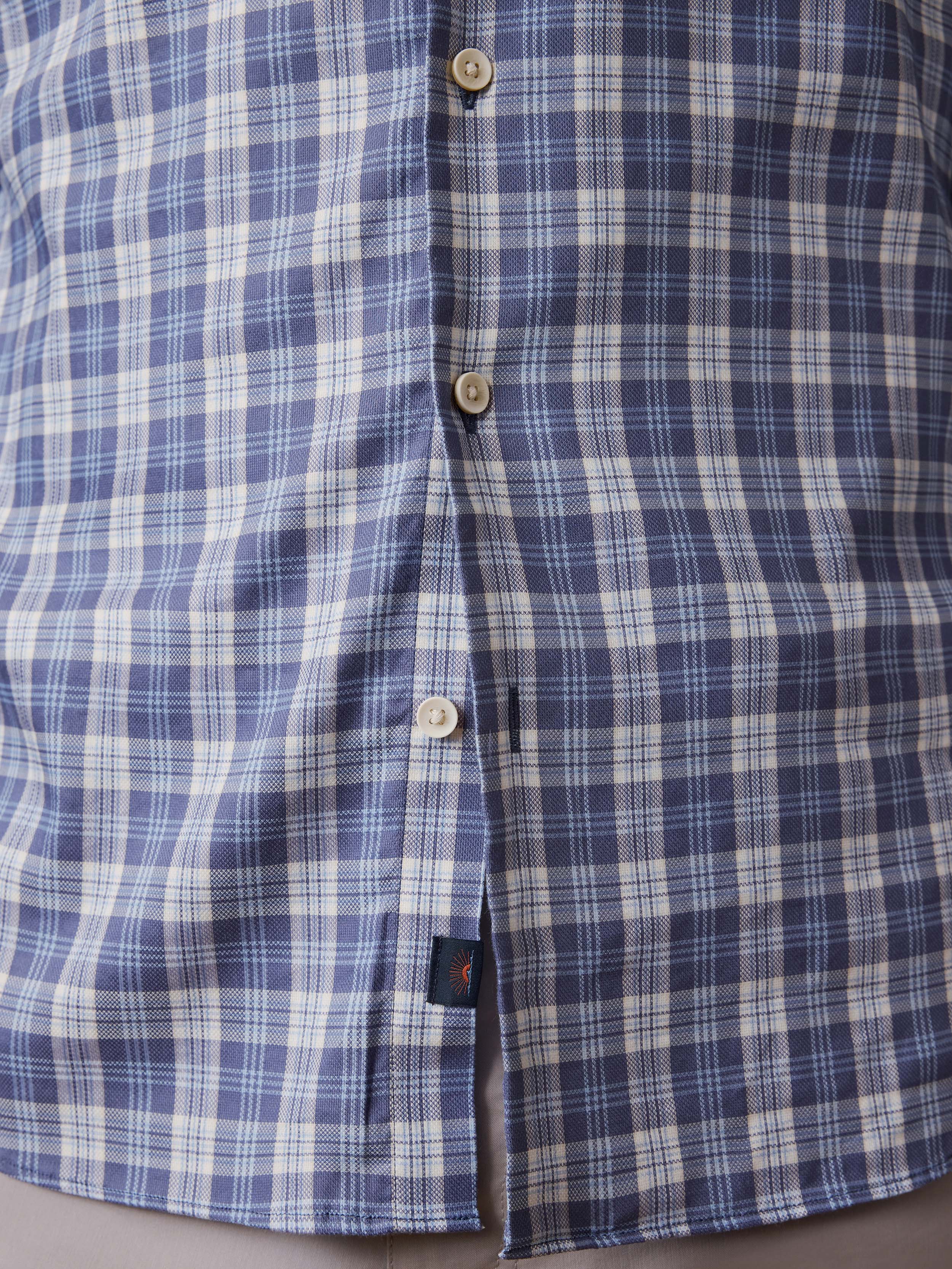 Movement™ Monterey Shirt - Blue Isle Plaid - Image 6