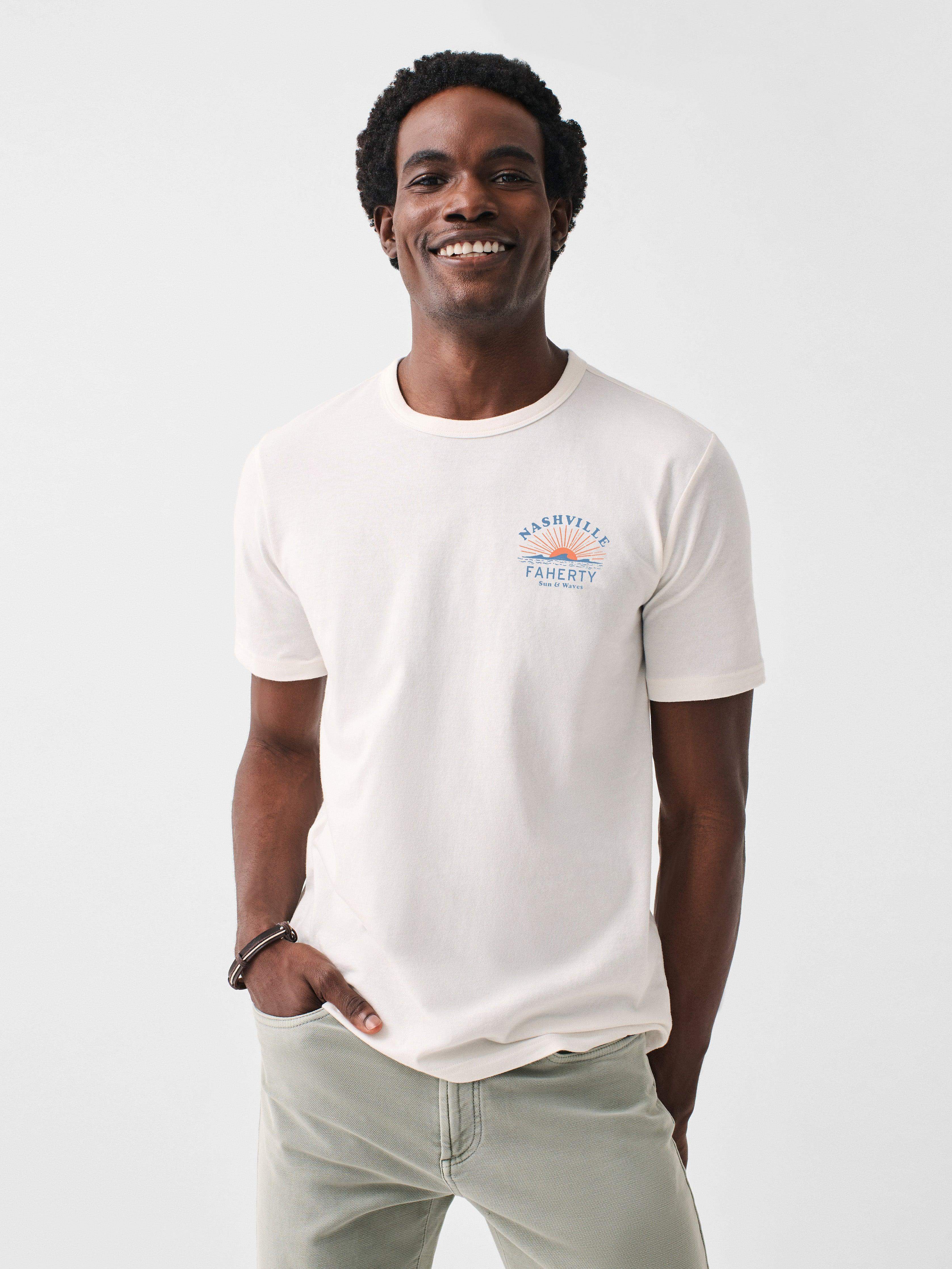 Nashville Short-Sleeve Crew T-Shirt - White - Image 2