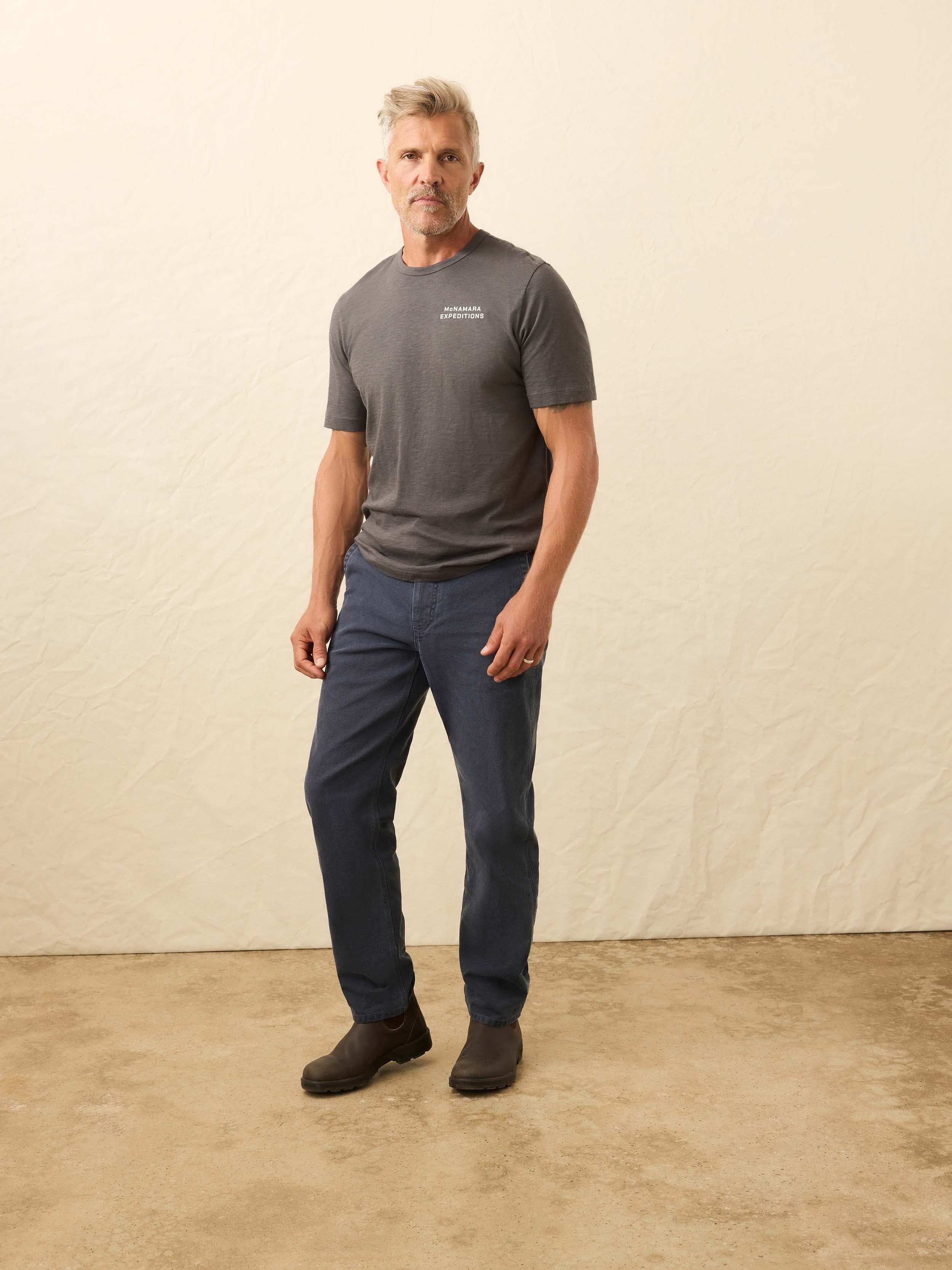 Nazare Sunwashed Tee - Graphite - Image 3