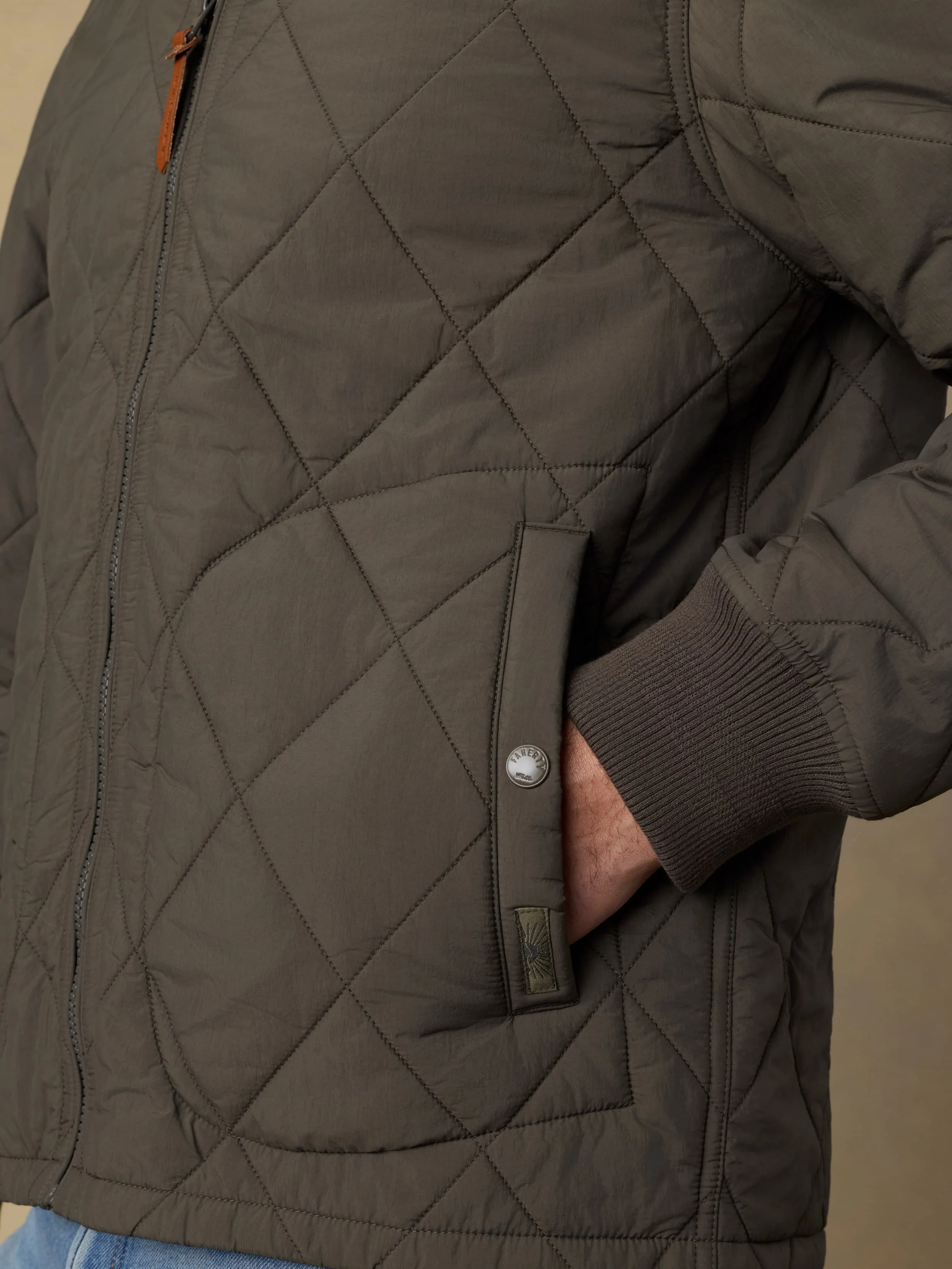 Quilted Liner Jacket - Summit Olive - Image 5