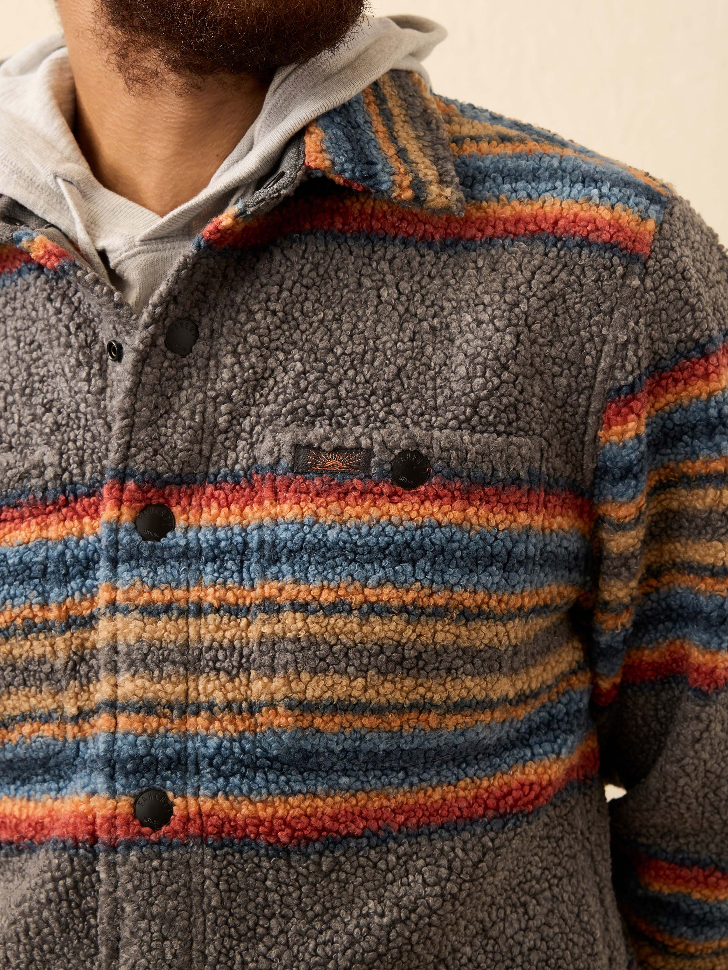 Range Fleece CPO - Buffalo Rock Stripe - Image 2