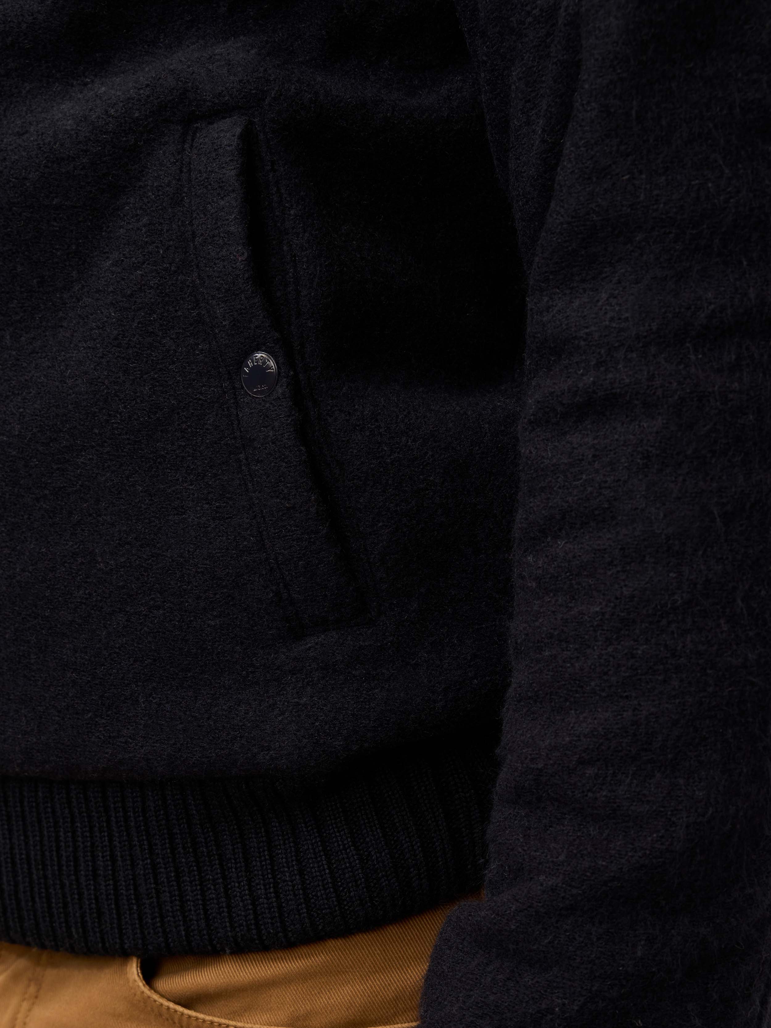 Range Fleece Lined Bomber - Navy Shadow Twill - Image 5