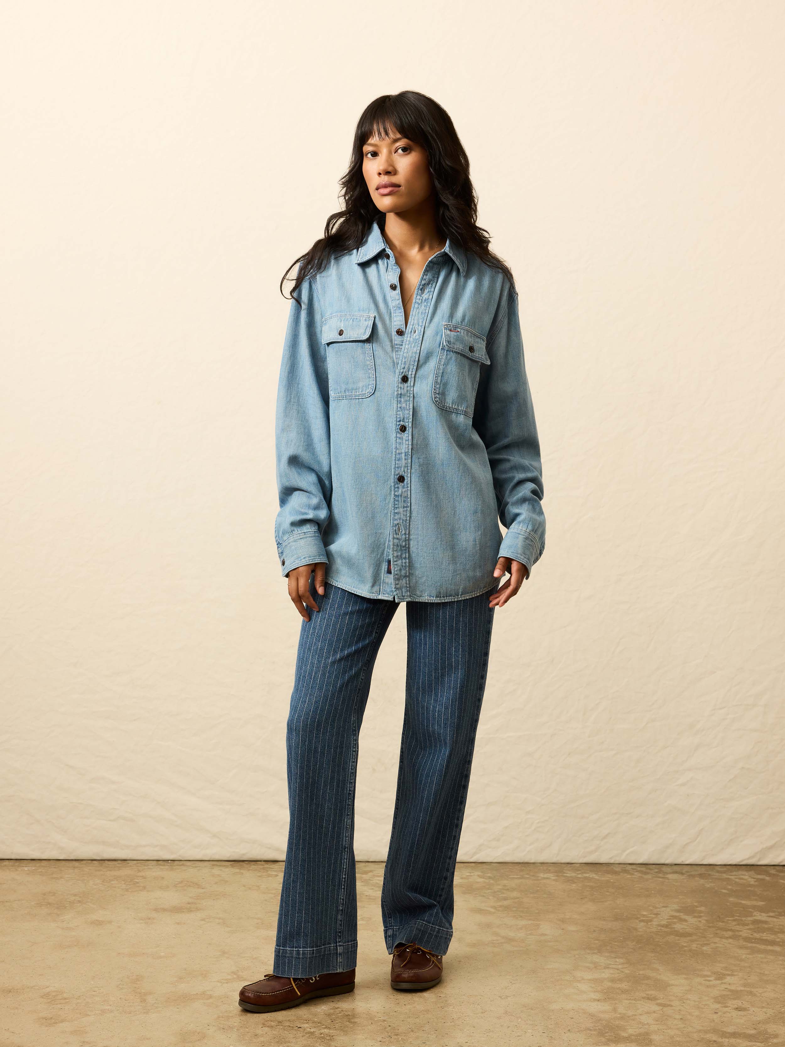 Steven Paul Judd Thunderbird Denim Workshirt - Rainy Mountain Wash - Image 7