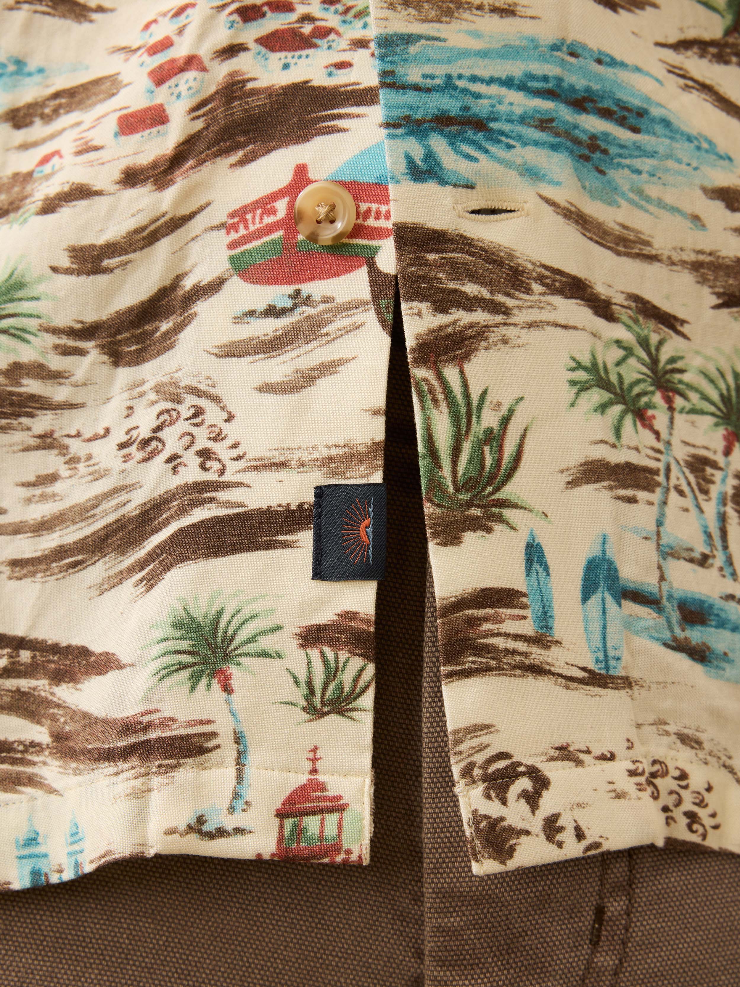 Short-Sleeve Bali Camp Shirt - Nazare Shore - Image 6