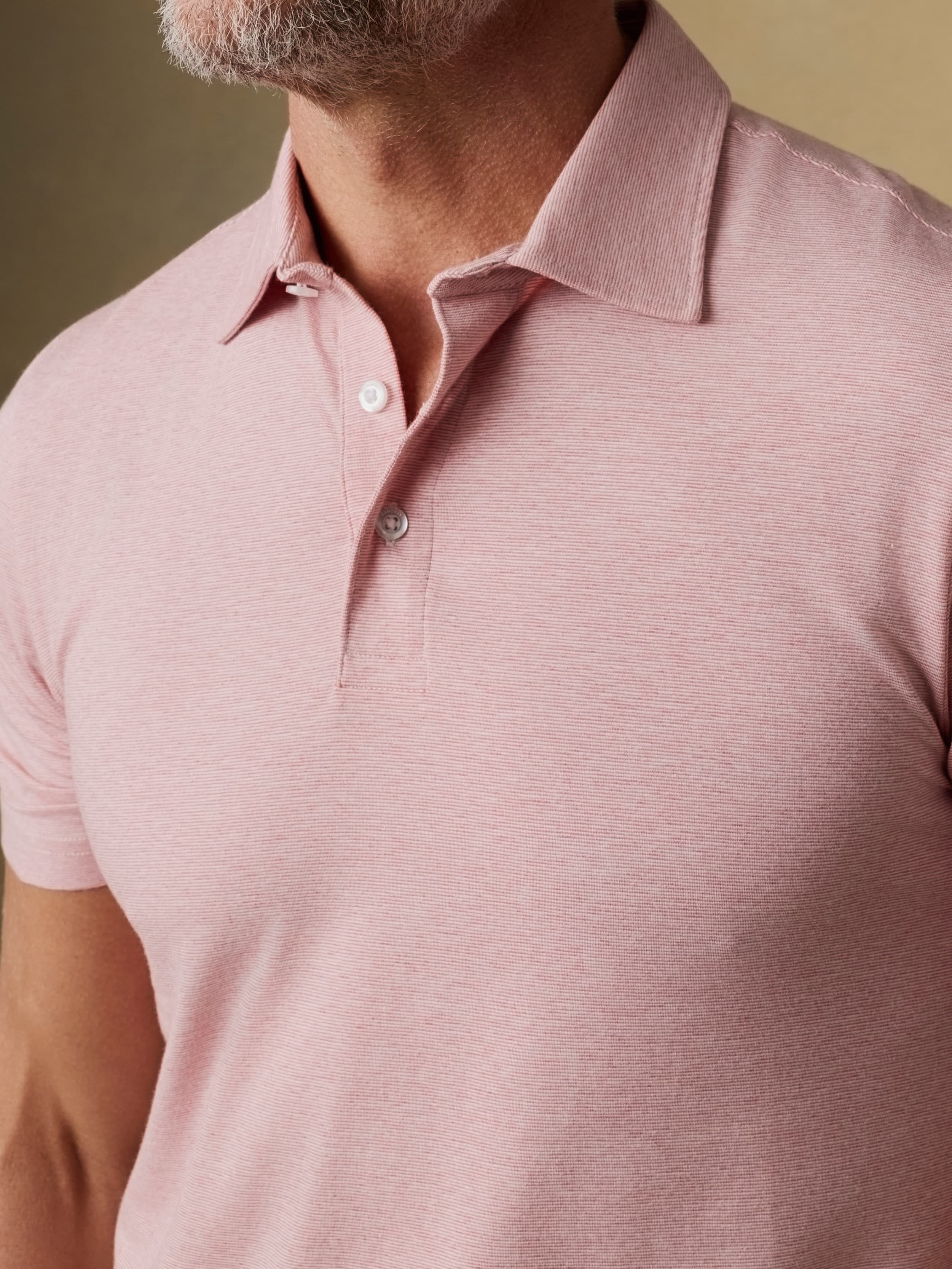 Short-Sleeve Movement™ Polo - Ivory Rose Feeder - Image 5
