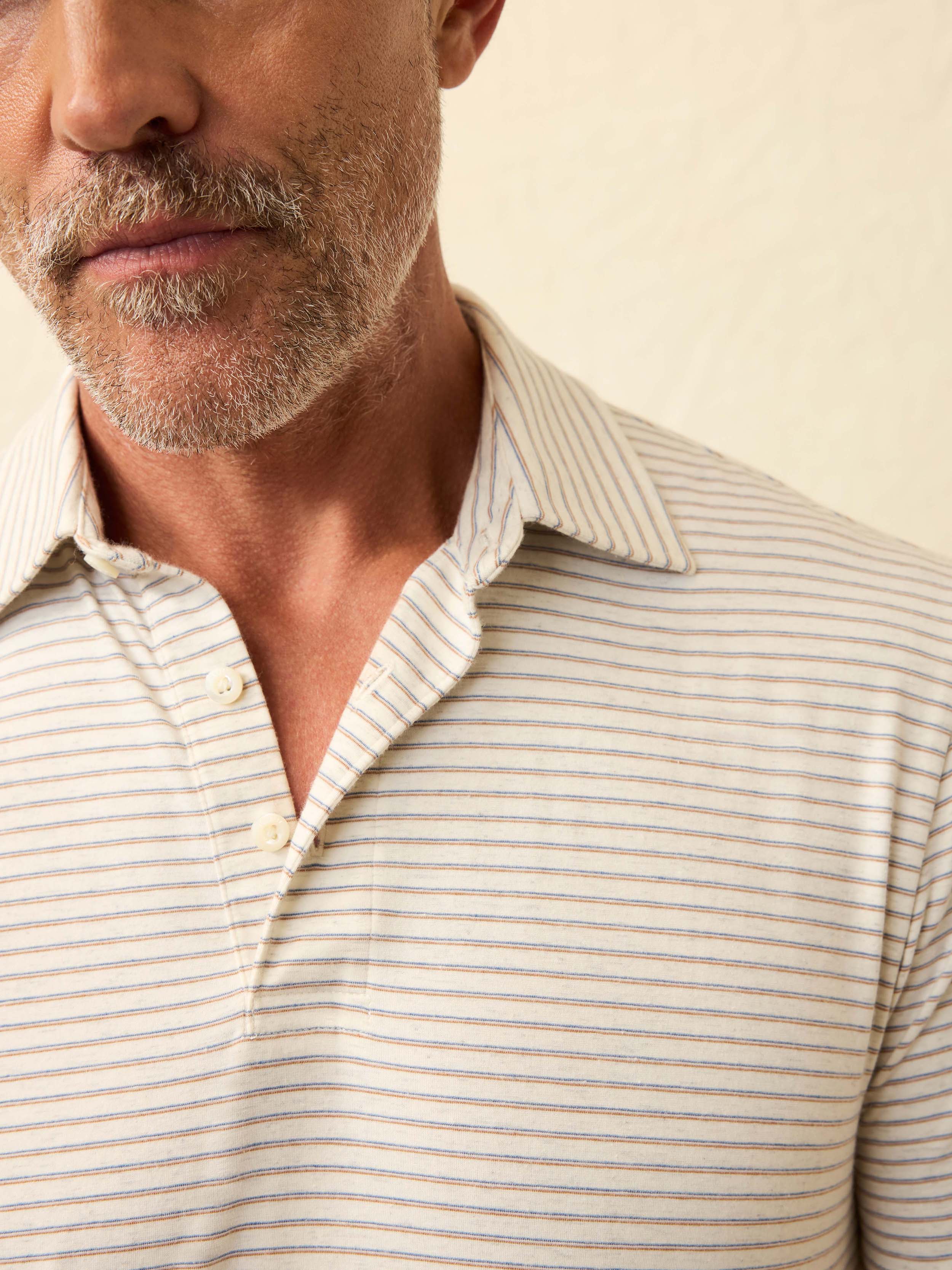 Short-Sleeve Movementâ„¢ Polo Shirt - Logan Creek Stripe - Image 2
