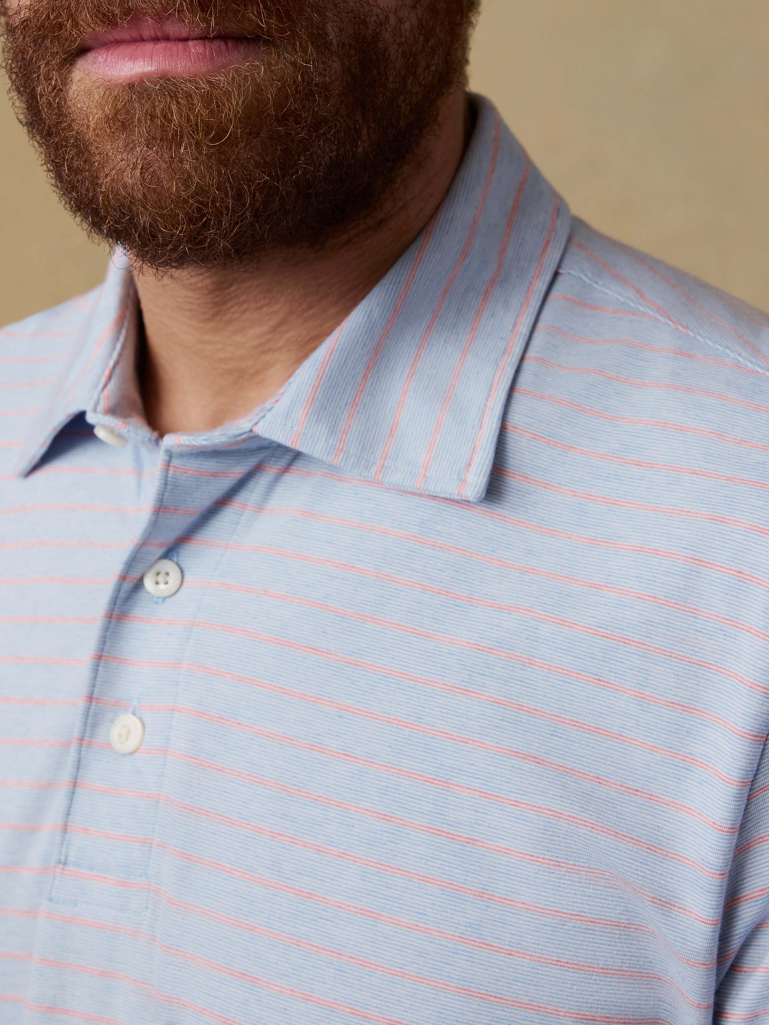 Short-Sleeve Movement™ Polo Shirt - Vista View Stripe - Image 6