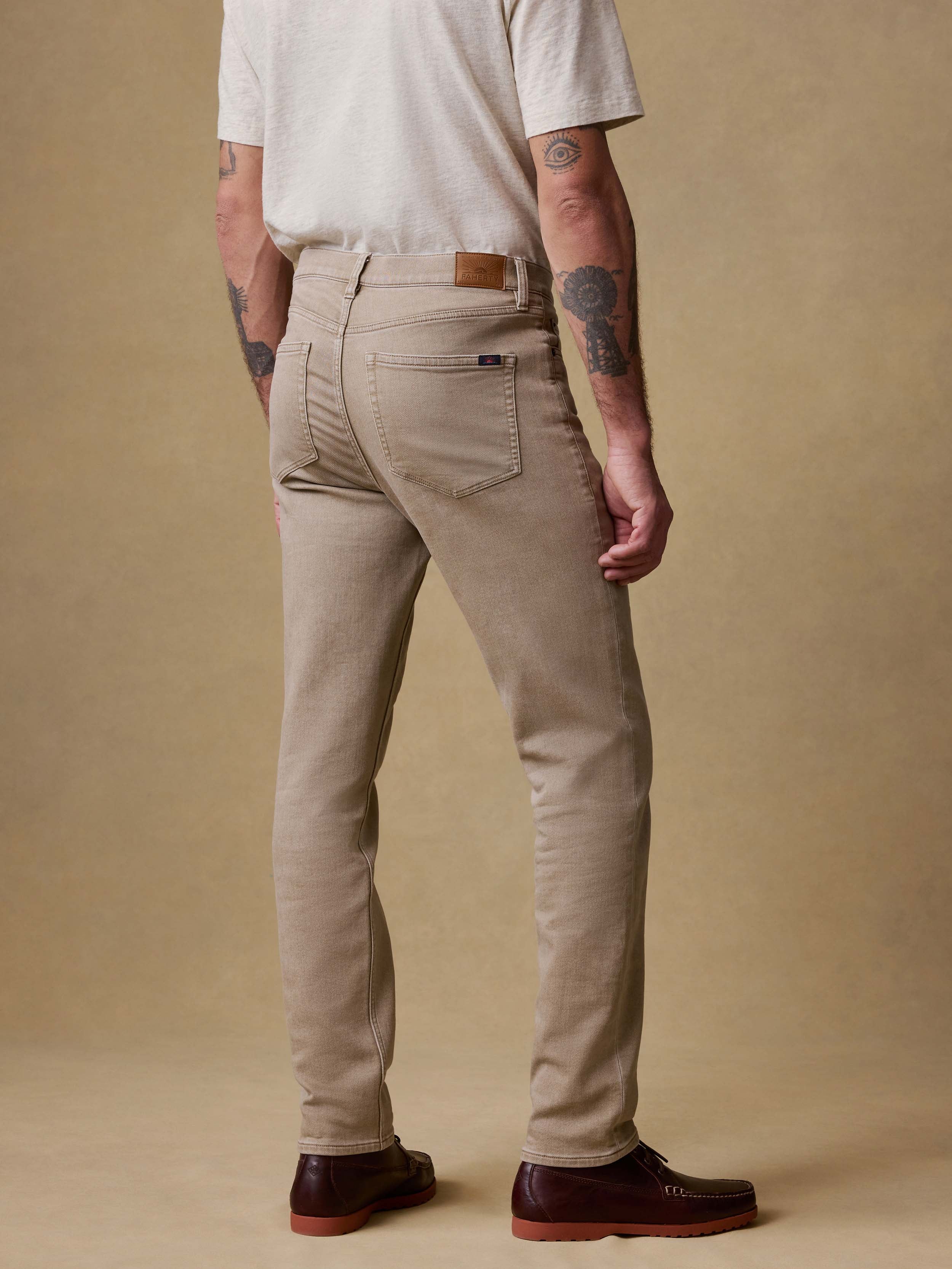 Stretch Terry 5-Pocket Pant - Desert Khaki - Image 3