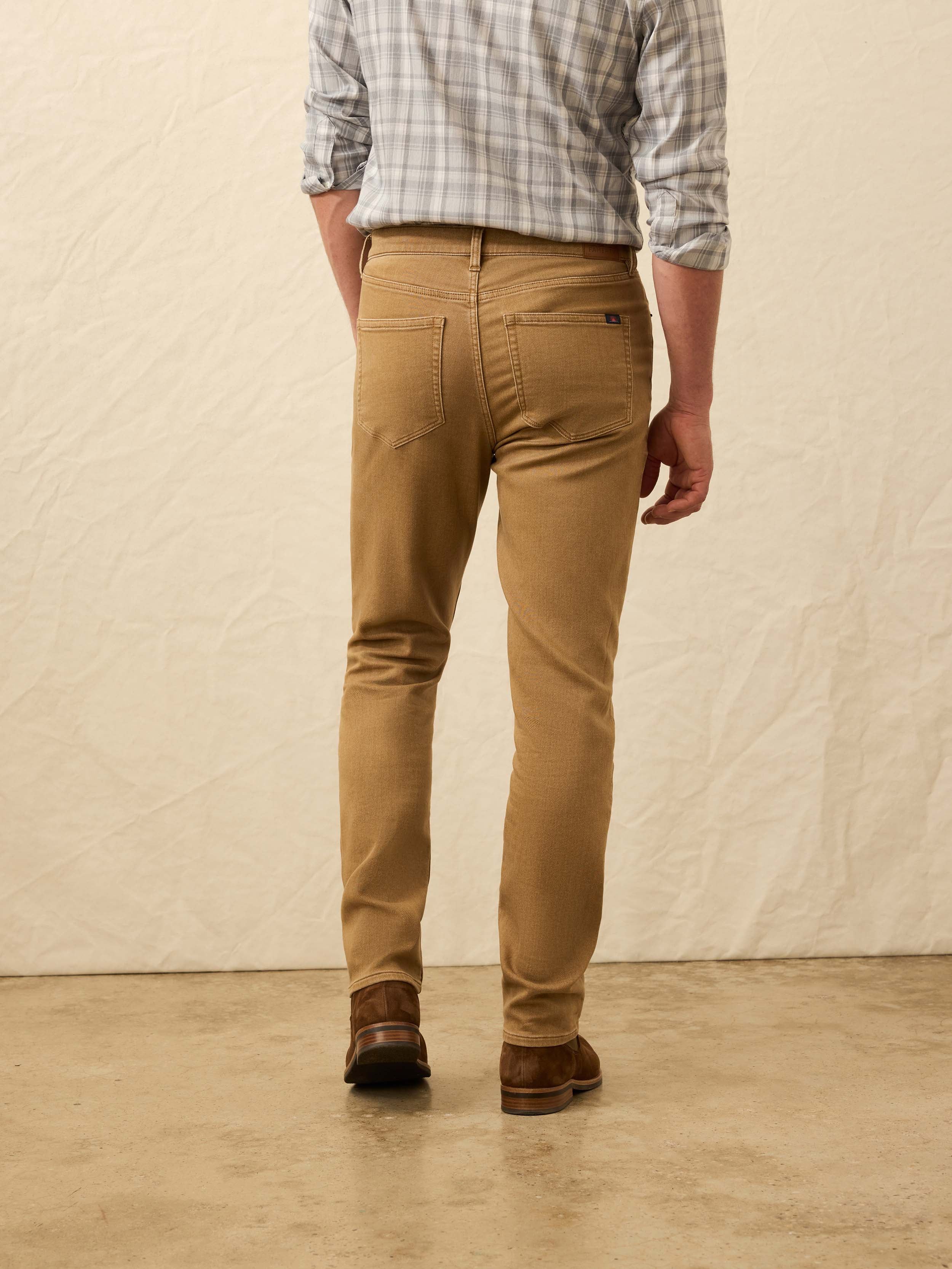 Stretch Terry 5-Pocket Pant - Elk Brown - Image 5