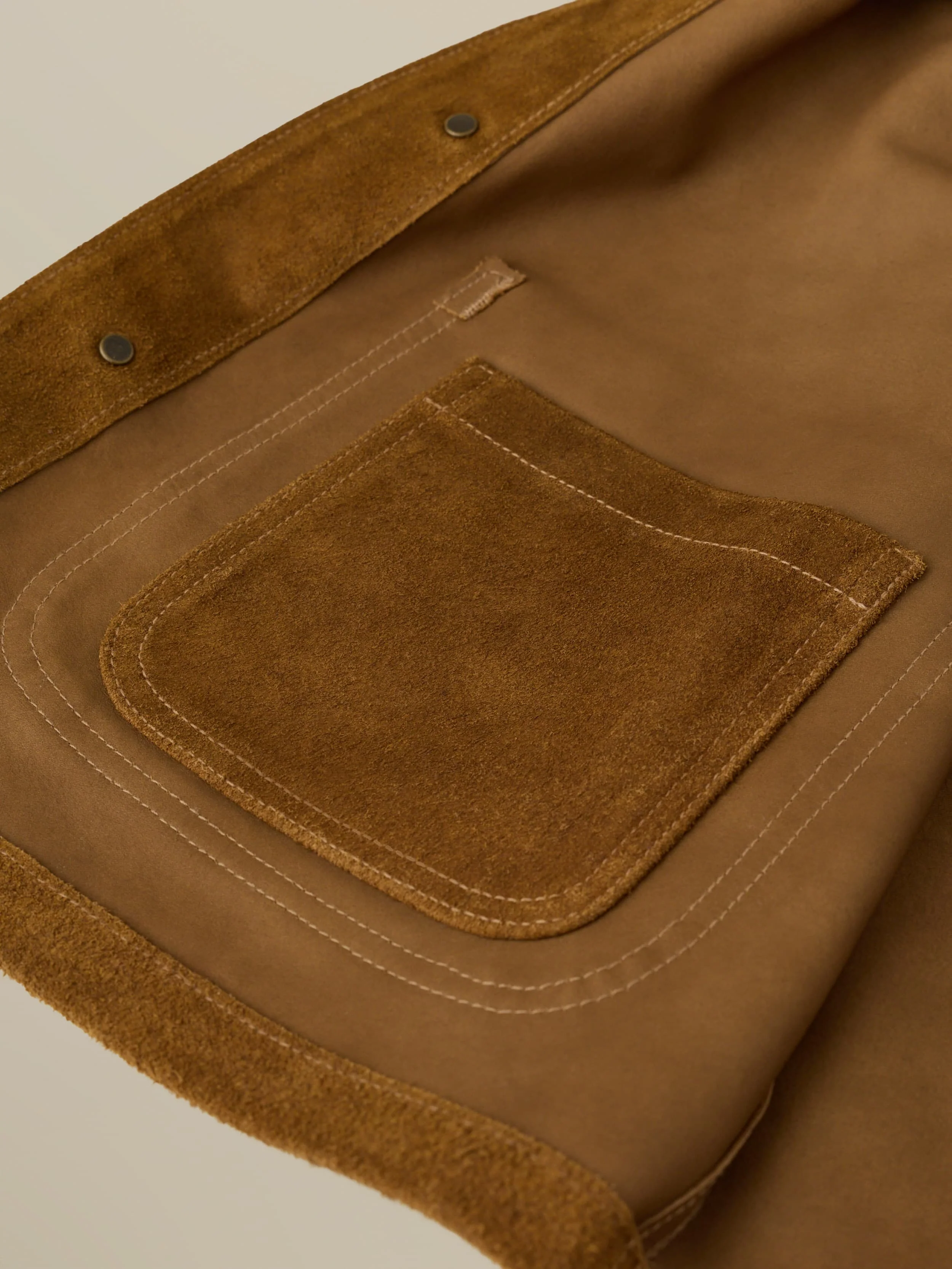 Suede Studio Jacket - Golden Chestnut - Image 7
