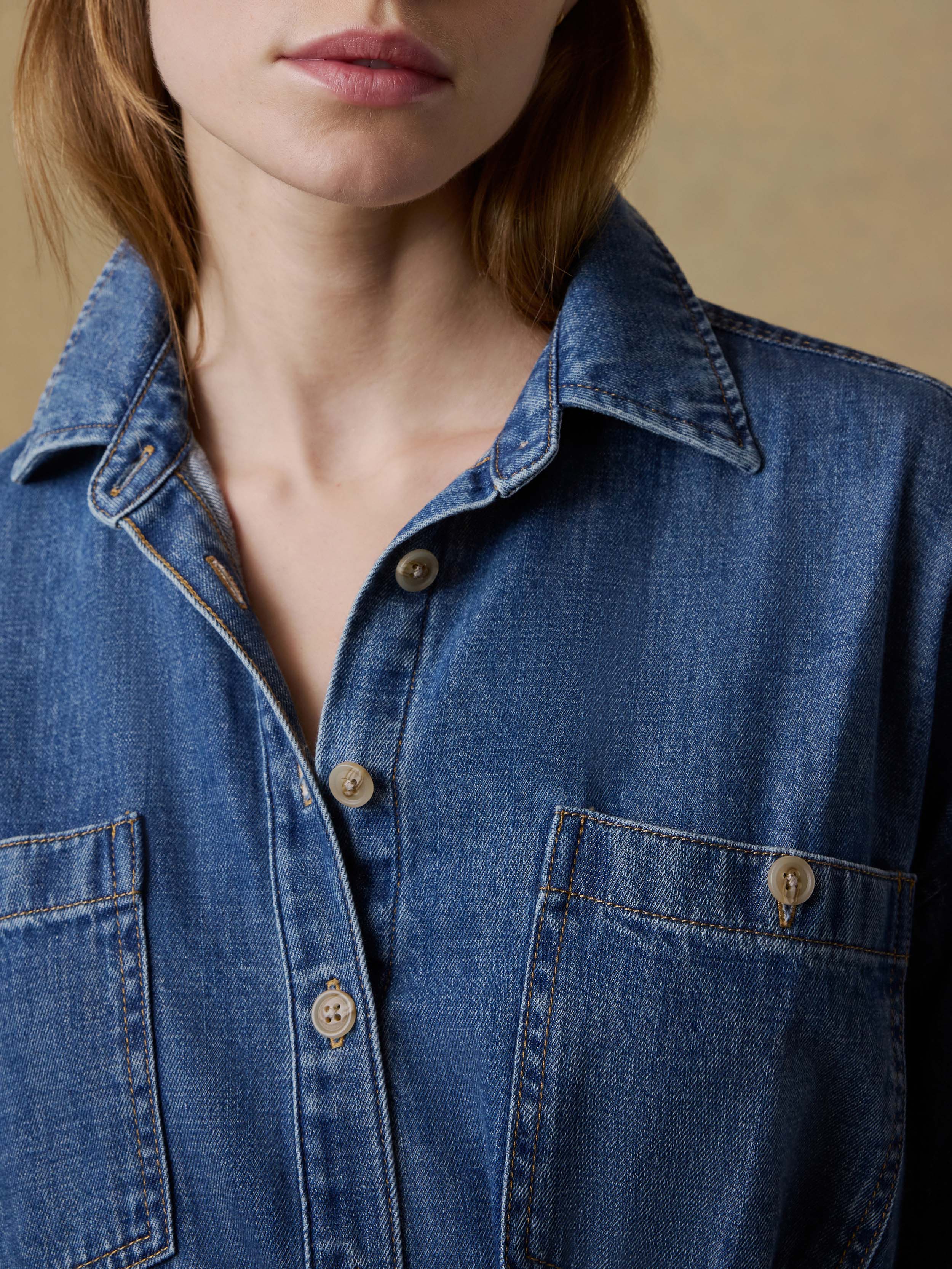 Sunfair Denim Cleo Shirt Dress - Beacon Hill Wash - Image 6