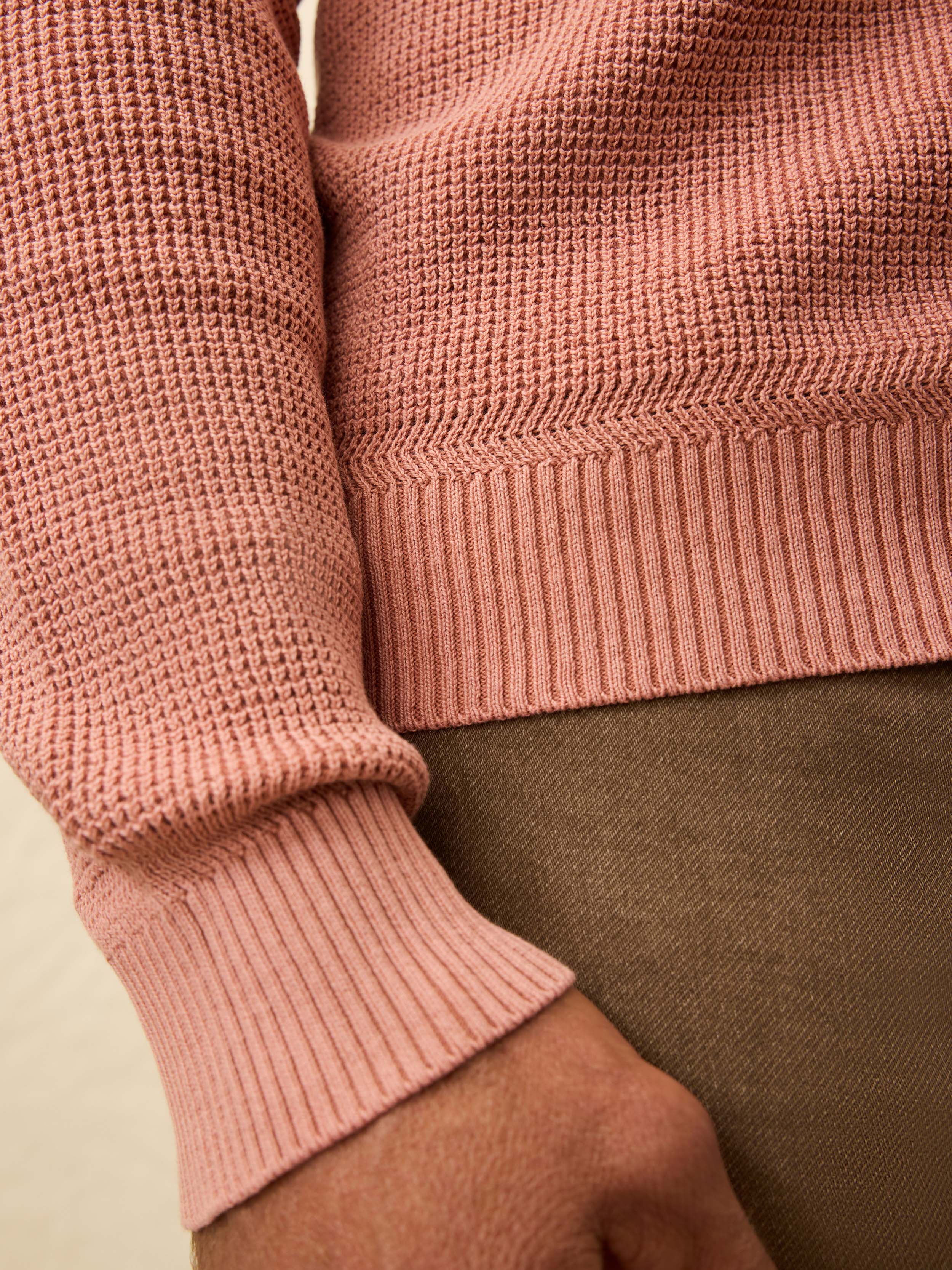 Sunwashed Crewneck Sweater - Dusty Sienna - Image 2
