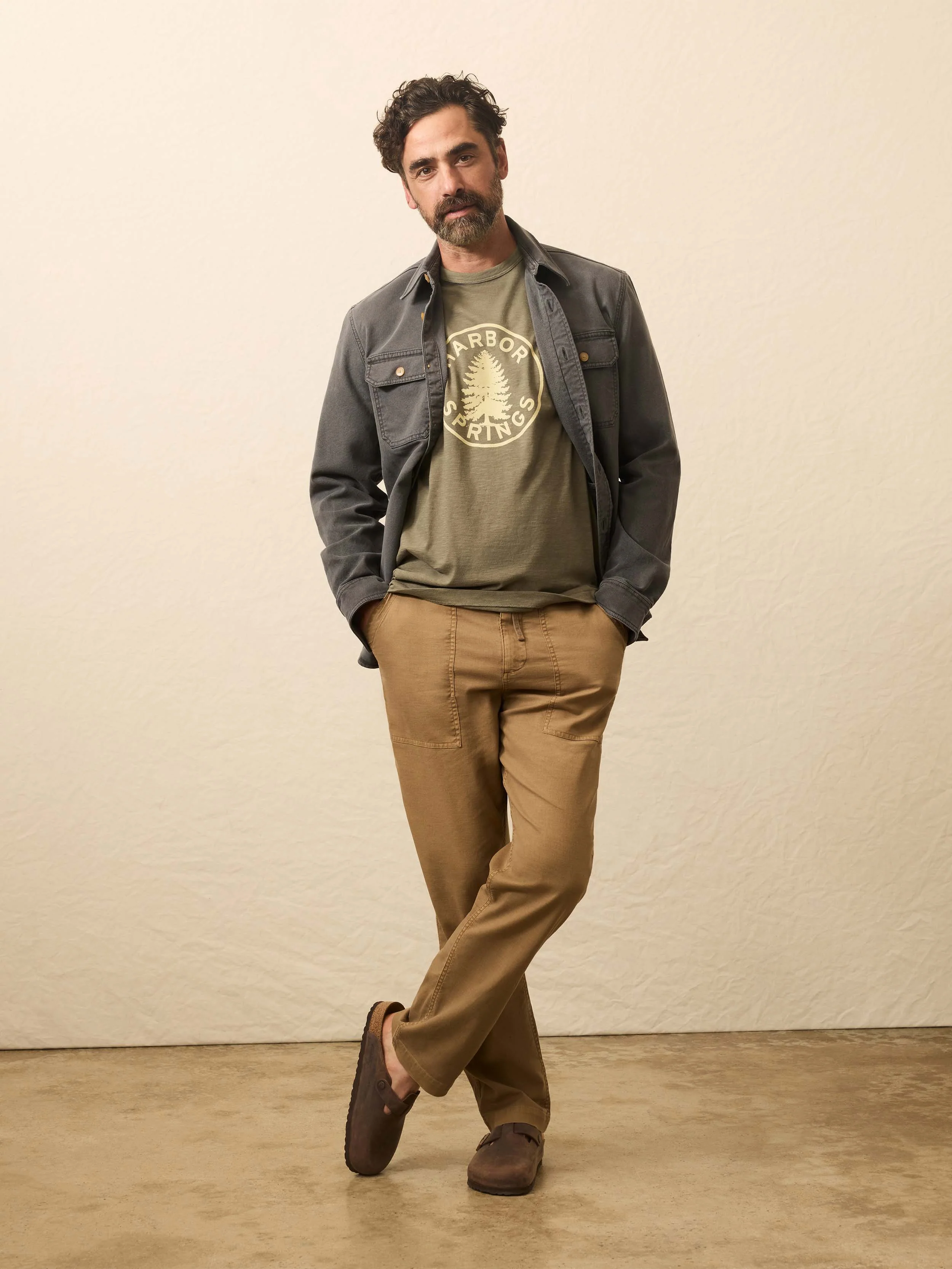 Sunwashed Graphic Tee - Light Pine - Image 4