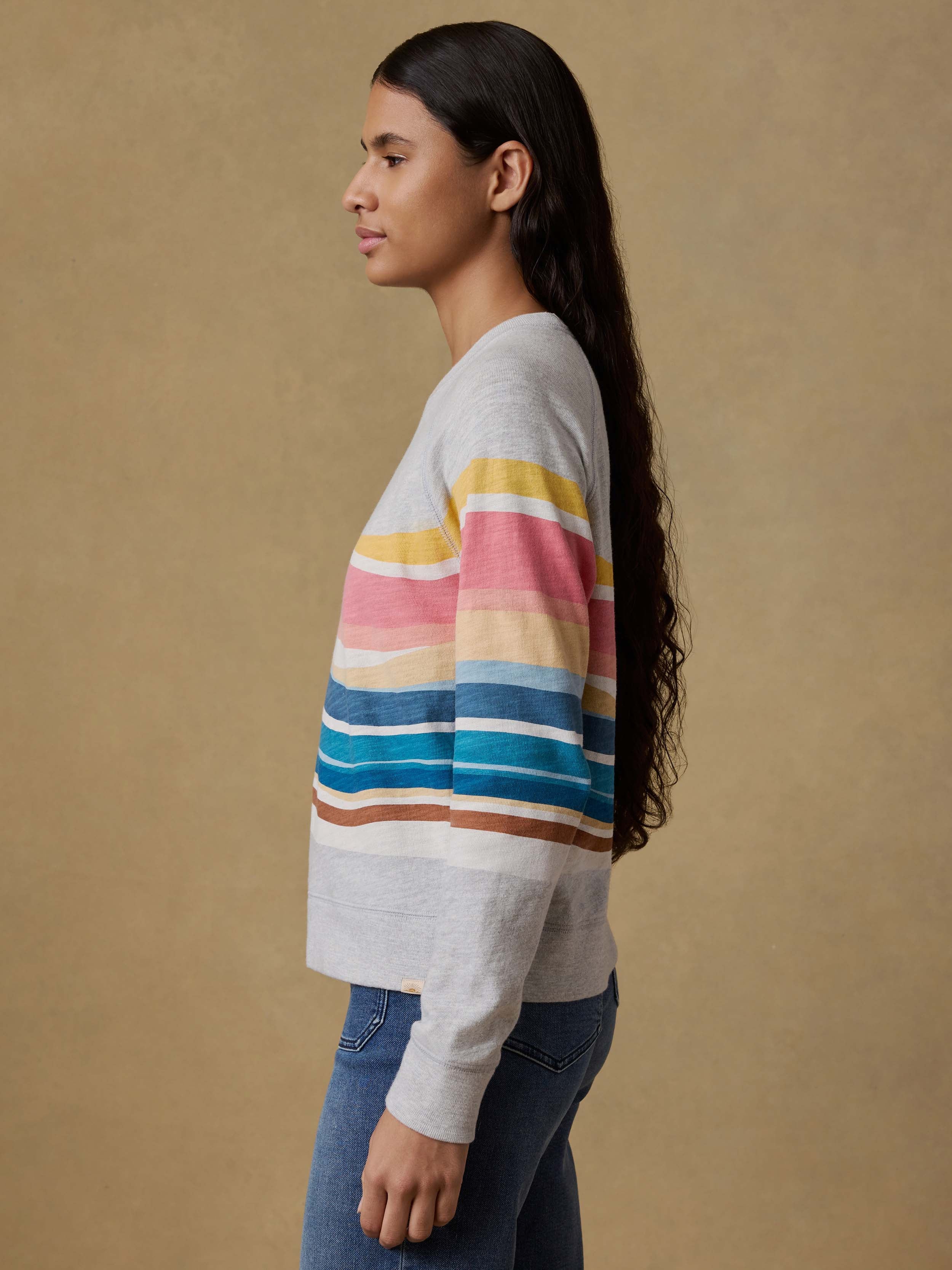 Sunwashed Slub Crew - Soleil Waves - Image 3