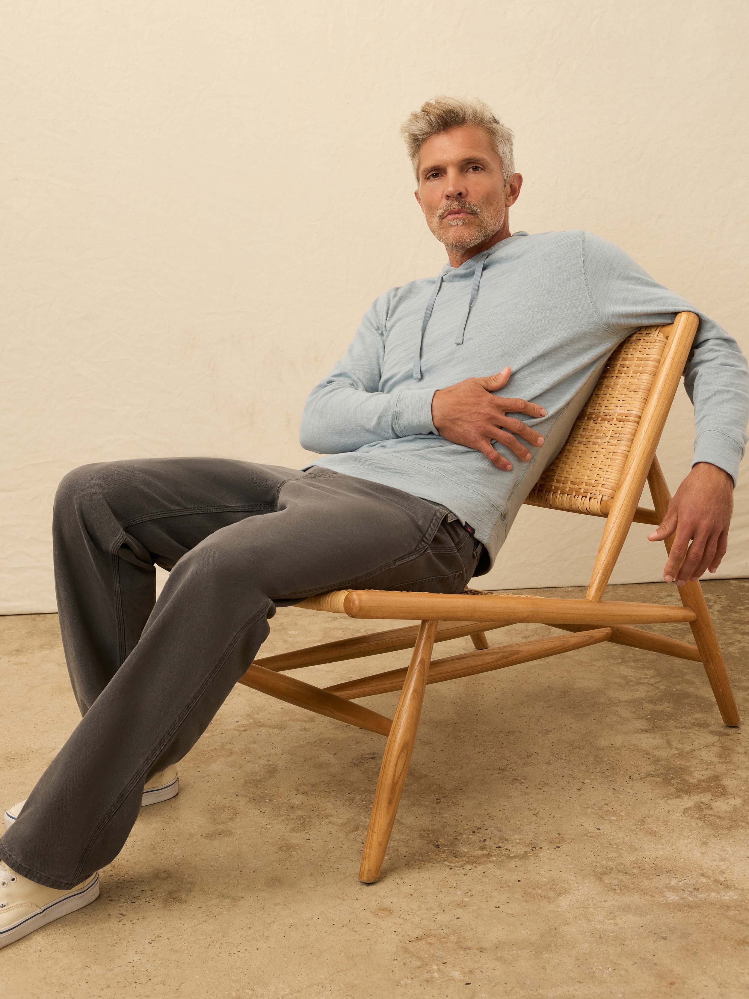 Sunwashed Organic Hoodie - Alaskan Blue - Image 5