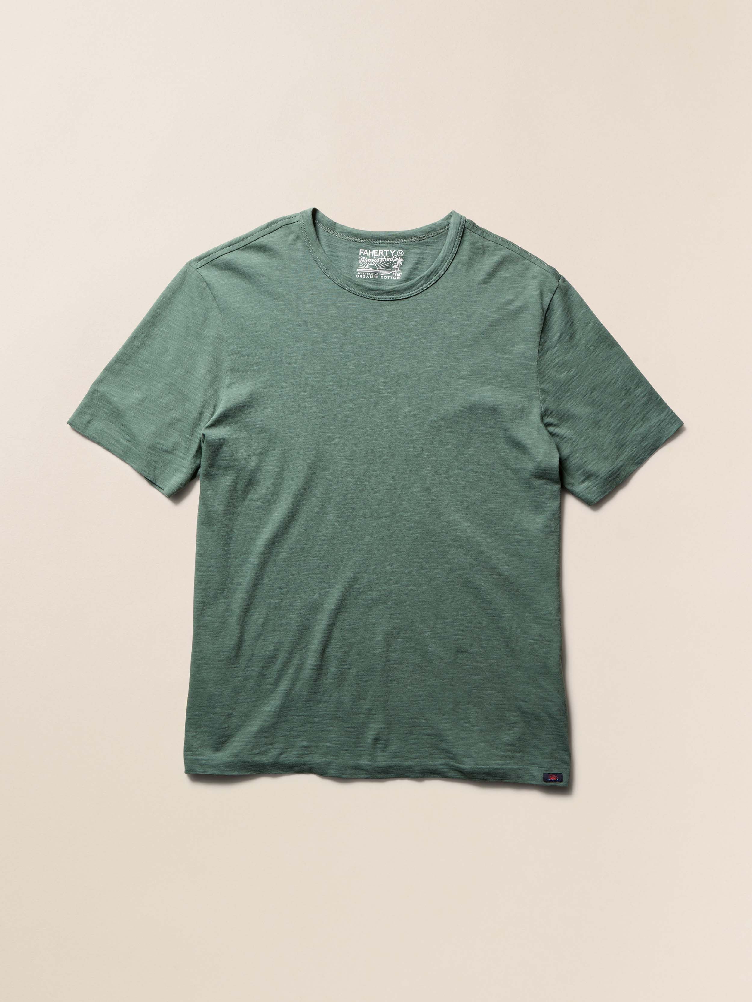 Sunwashed Regenerative Tee - Island Spruce - Image 7